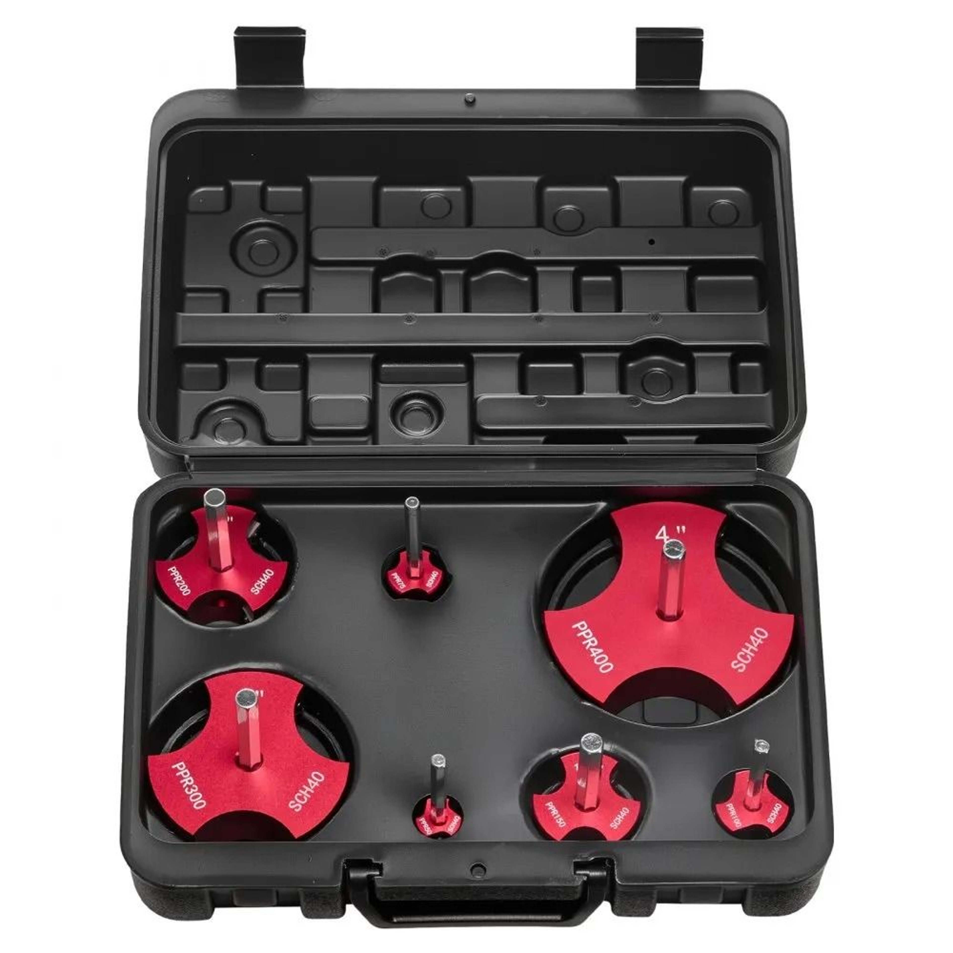 PVC Pipe Reamer Kit 7 Piece Fitting Socket Saver Tool Set For Plumbing Repairs 10