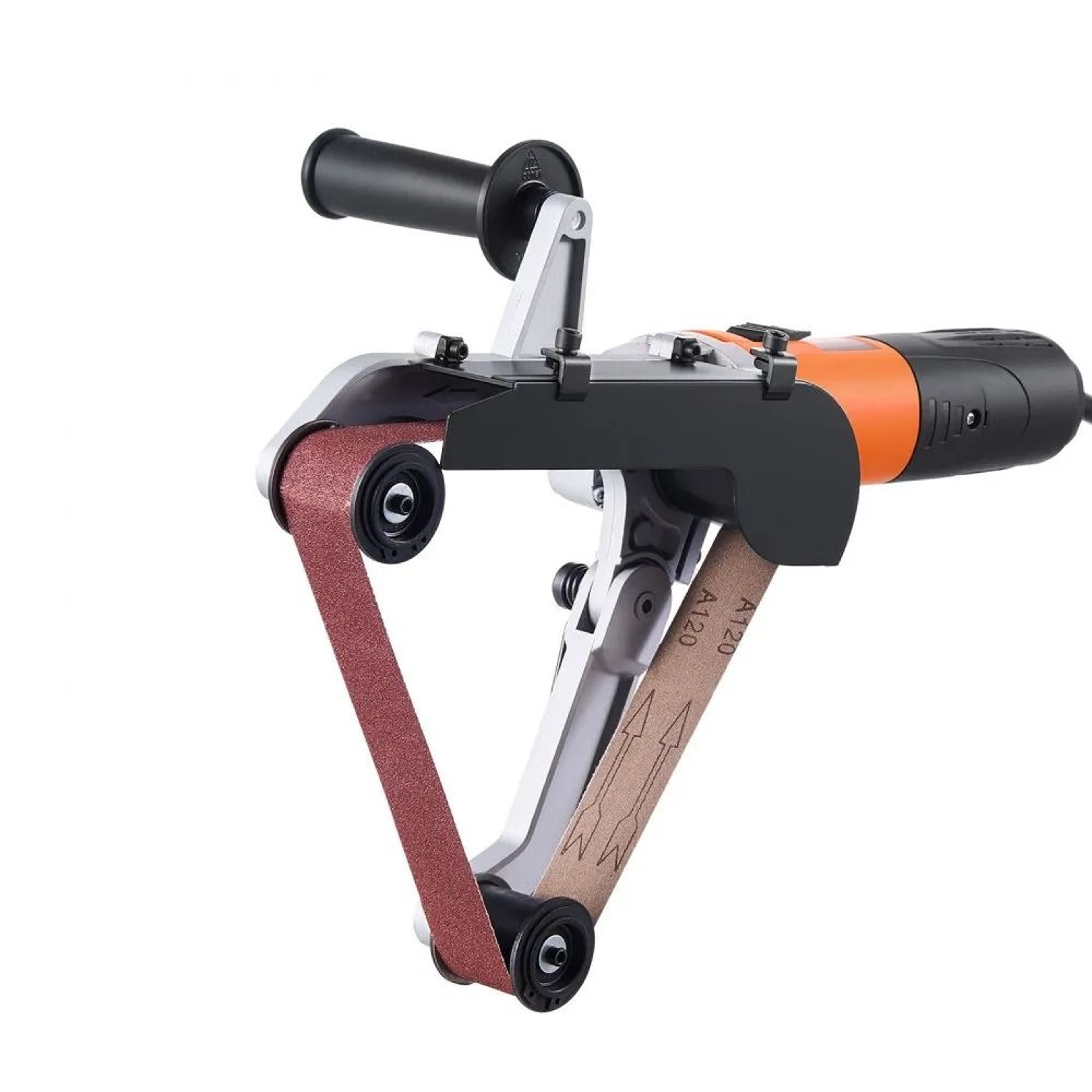1000W Pipe Tube Polisher Sander With Variable Speed And 100 Sanding Belts 10