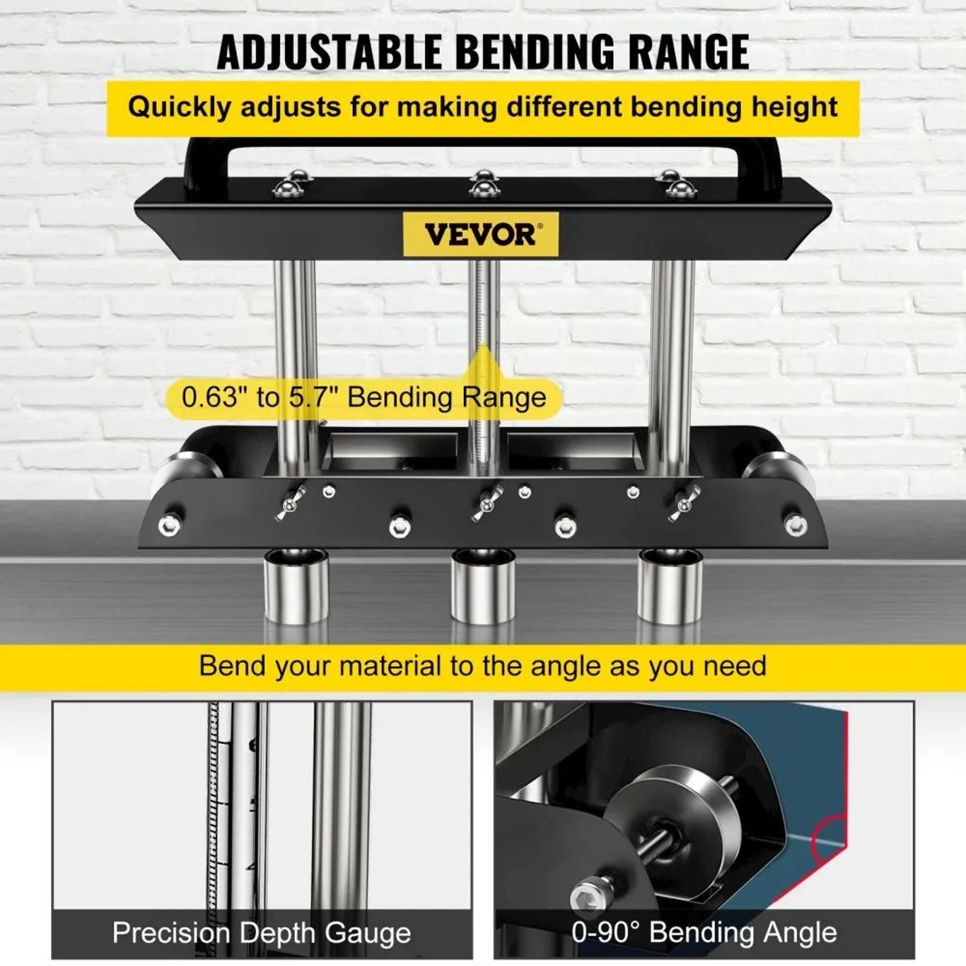 3 Station Sheet Metal Brake Edge Roller For Roofing And Workshop Bends 4