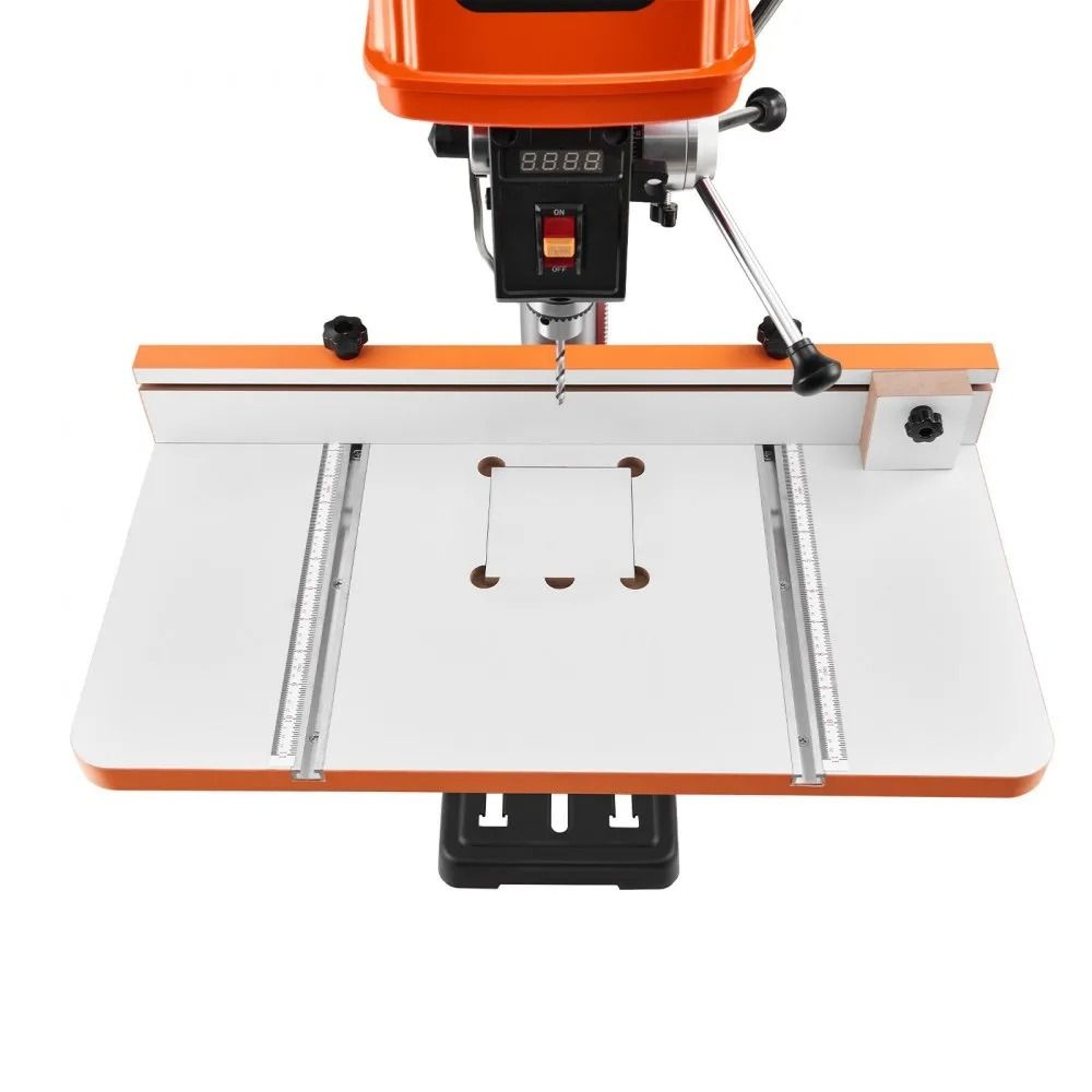 Drill Press Table 24 X 12 Inch With T Slots Adjustable Fence And Stop Block 8