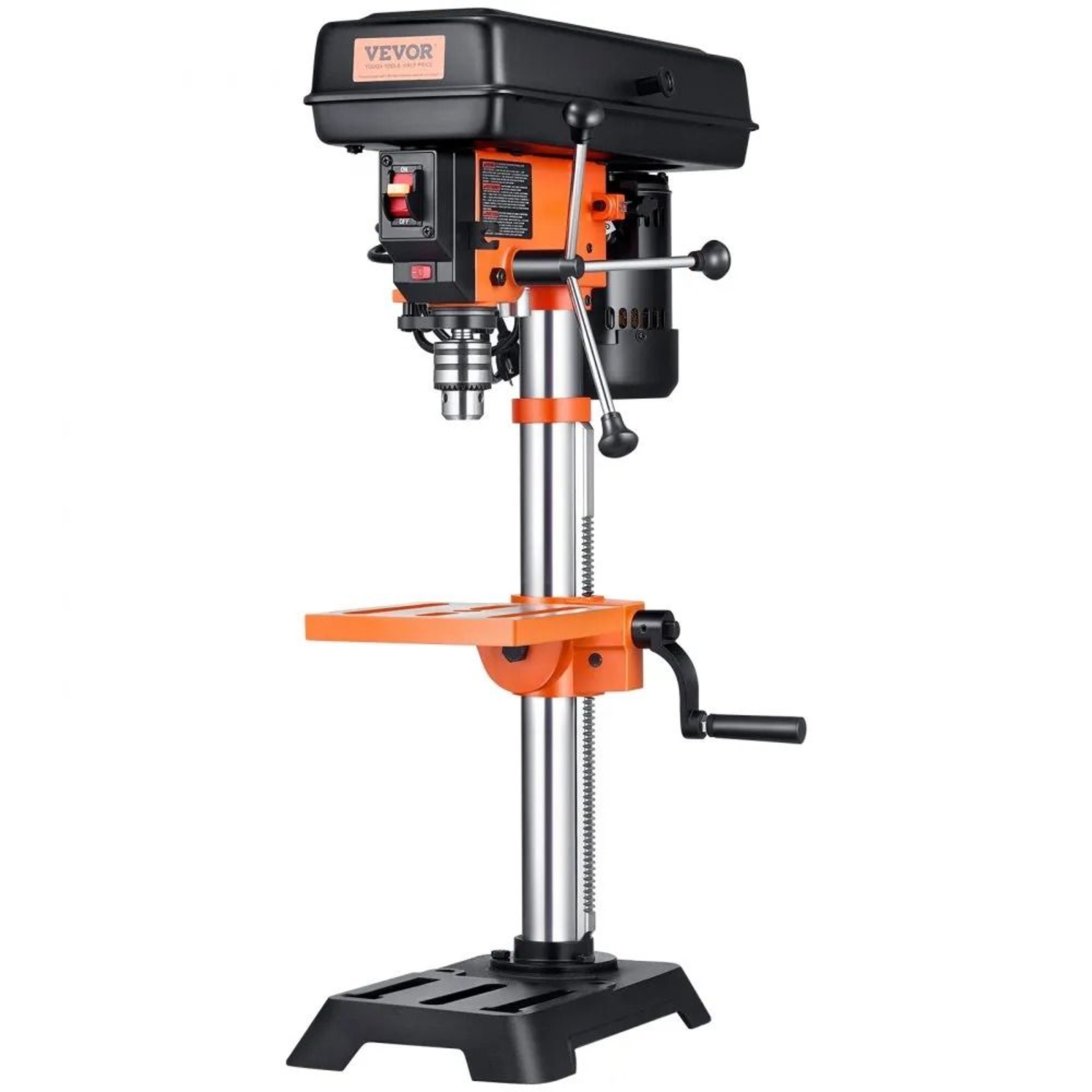 10 Inch Benchtop Drill Press Variable Speed Machine For Wood And Metal Drilling 0