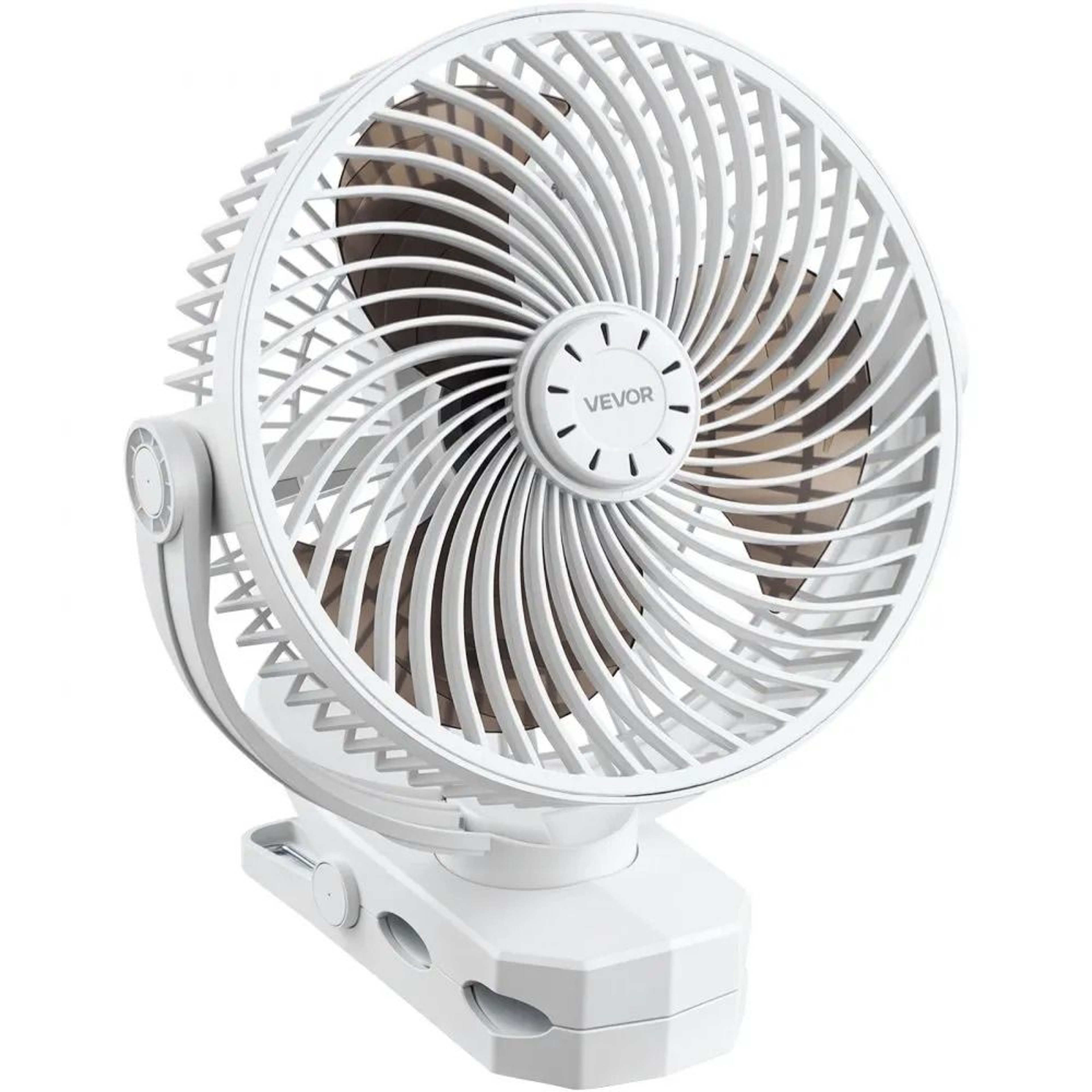 Rechargeable Clip Fan With Strong Airflow Portable Clamp Fan For Desk Office Camping 7