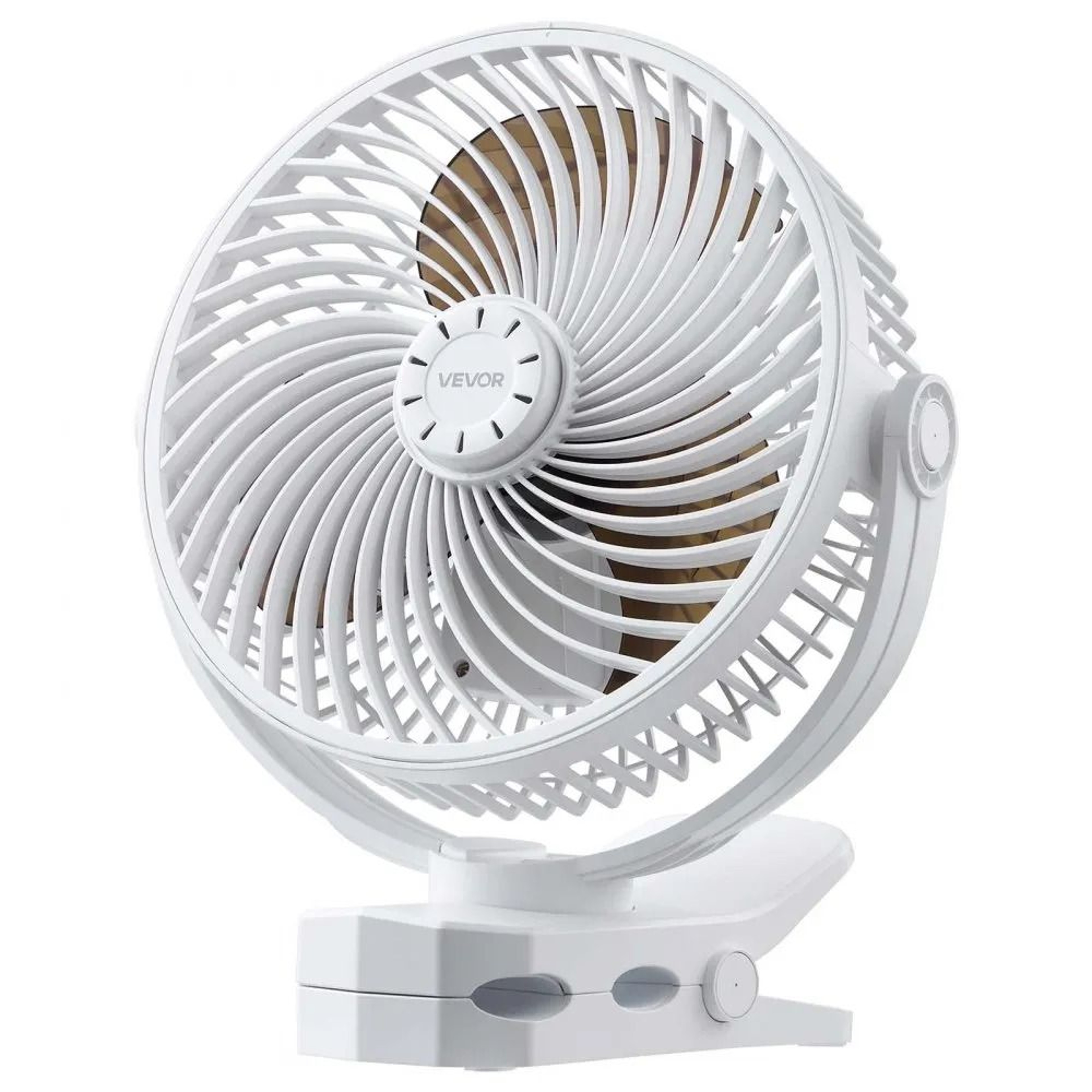 Rechargeable Clip Fan With Strong Airflow Portable Clamp Fan For Desk Office Camping 0