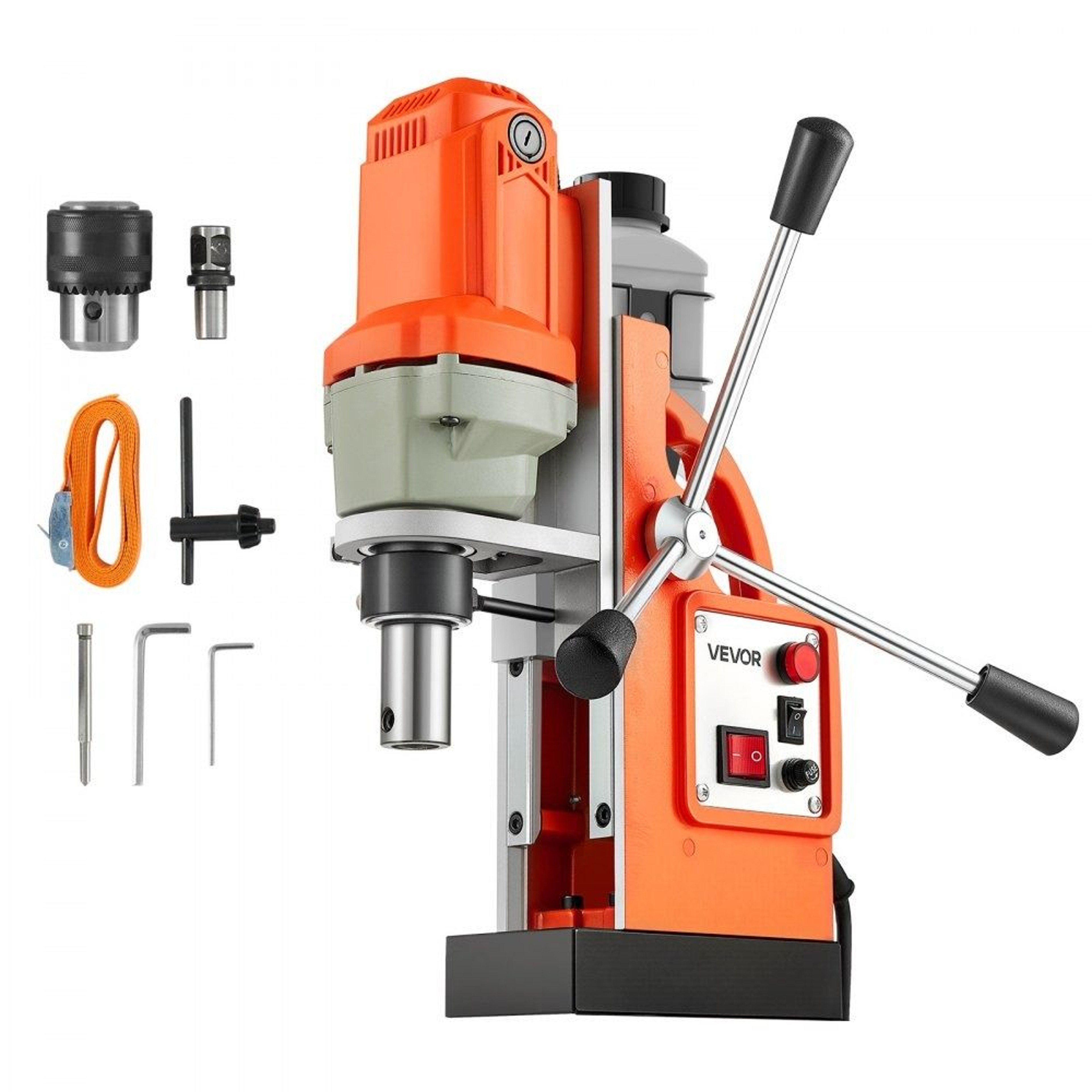 Magnetic Drill Press 1200W Heavy Duty Mag Drill Machine With 15 Inch Drilling Capacity 0