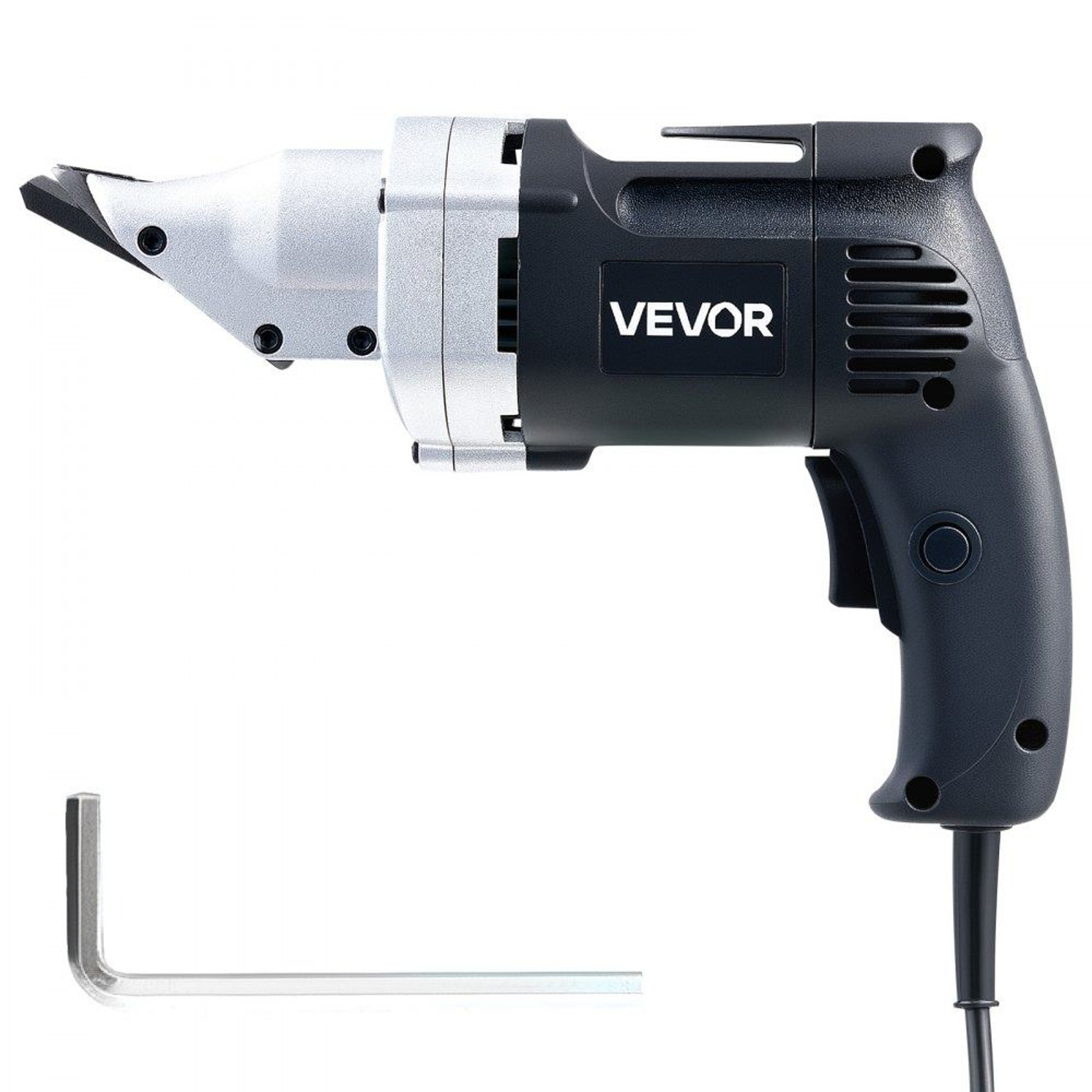 Electric Metal Shear 480W Corded Sheet Metal Cutter With Swivel Head And Variable Speed Control 0