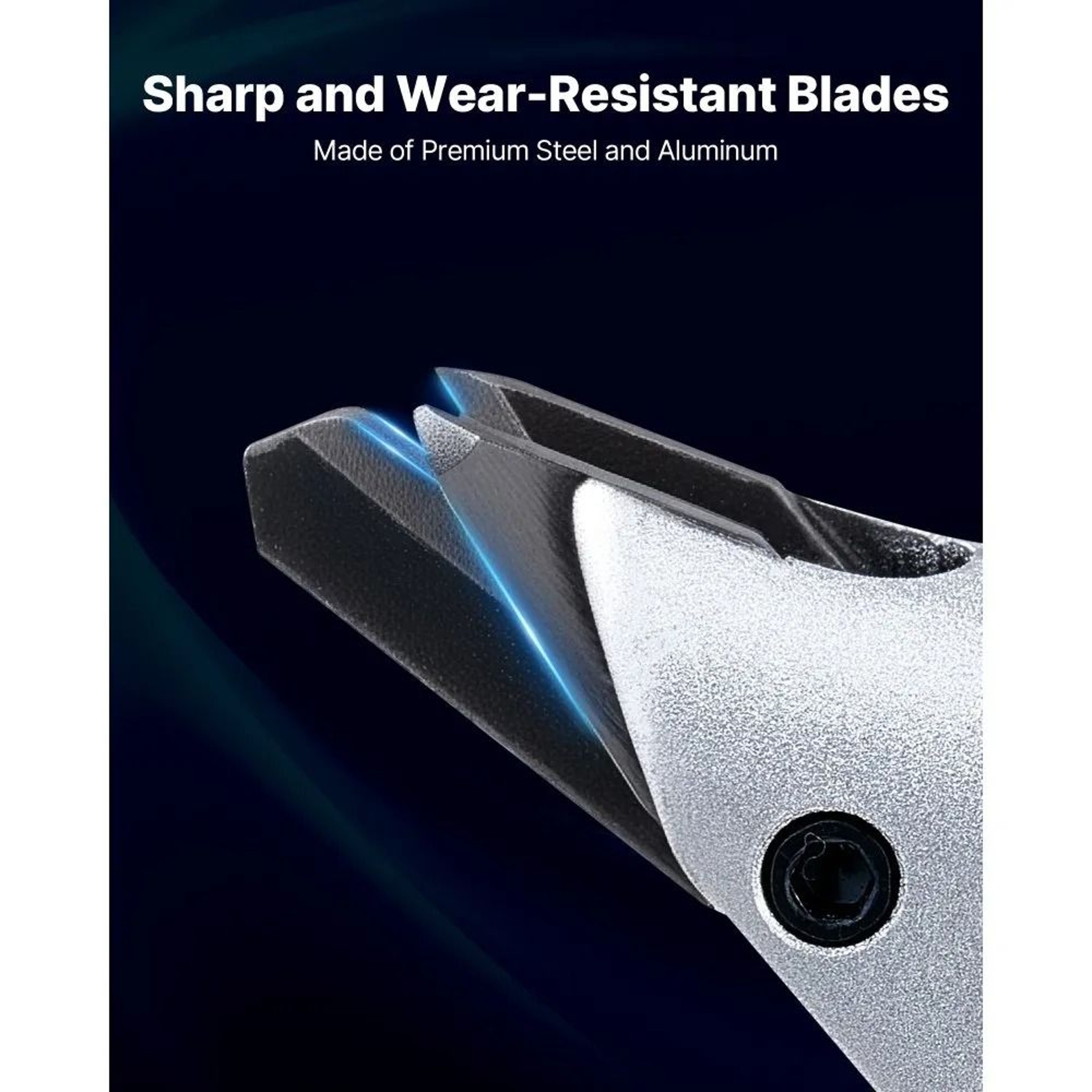 Electric Metal Shear 480W Corded Sheet Metal Cutter With Swivel Head And Variable Speed Control 3