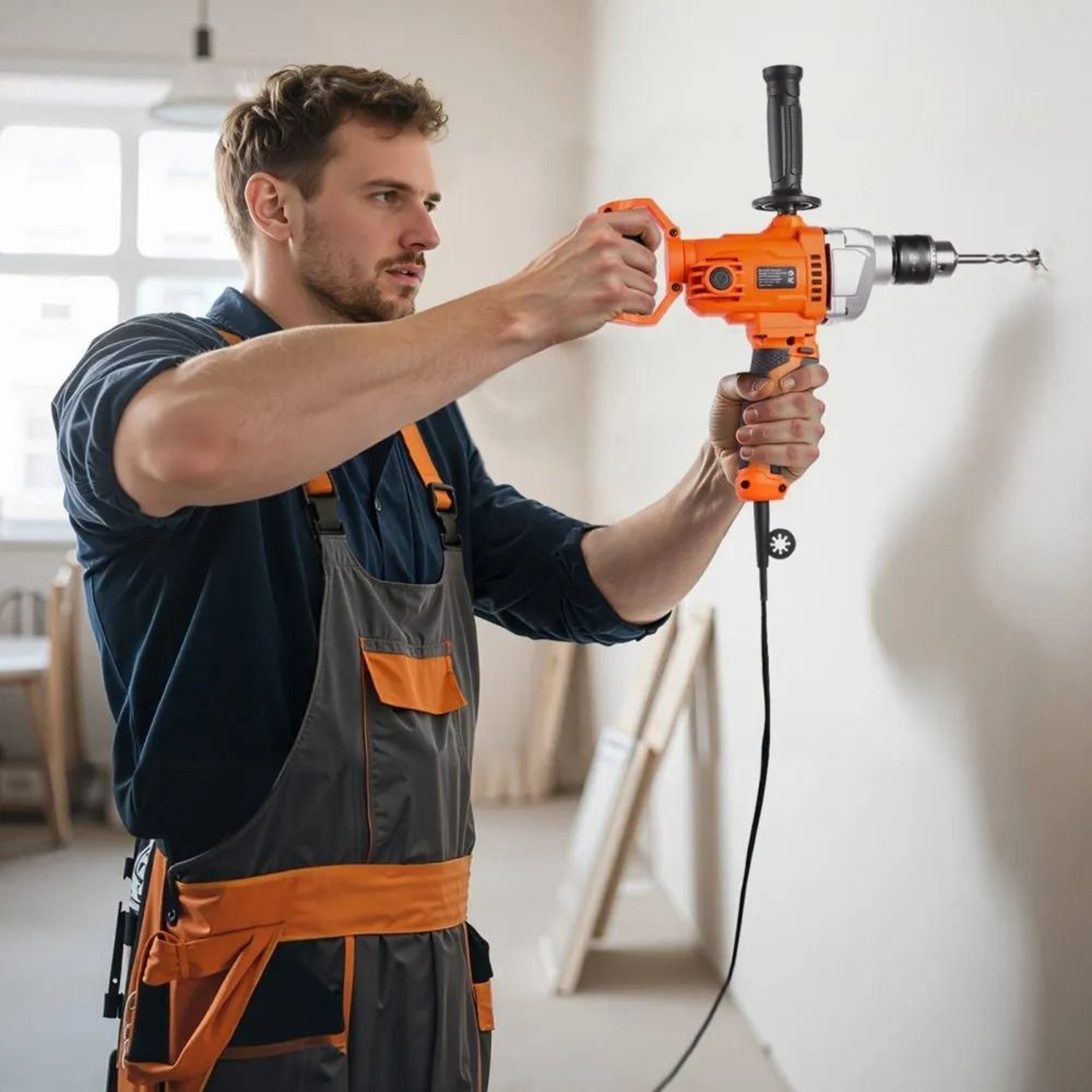 1100W Electric Drill Mixer For Paint Cement Mixing And Drilling 4