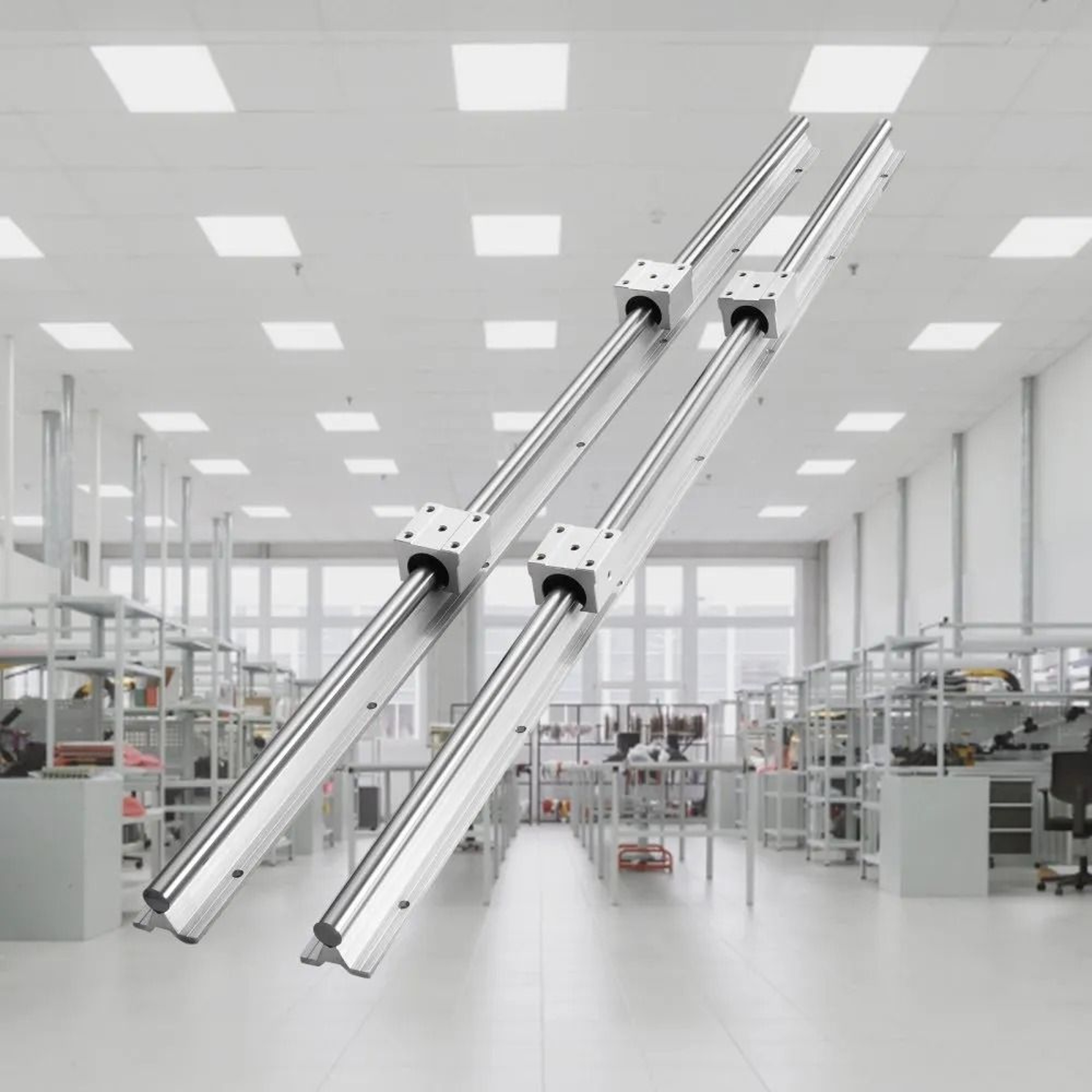 1200mm Linear Guide Rail Set With SBR20UU Bearings For CNC Machines And Automation Projects 6