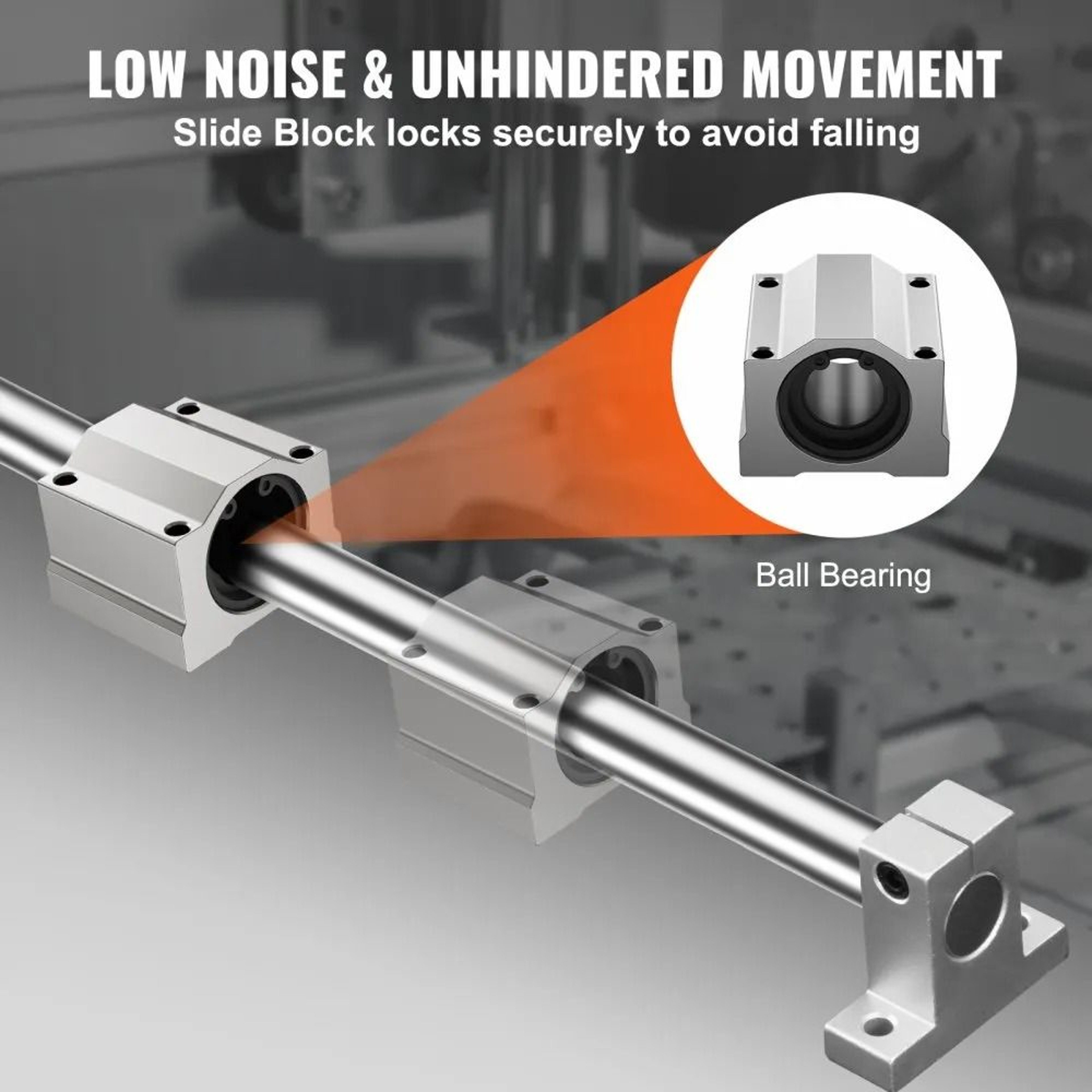 SFC20 1000mm Linear Guide Rail Set With Slide Blocks For CNC Machines 5