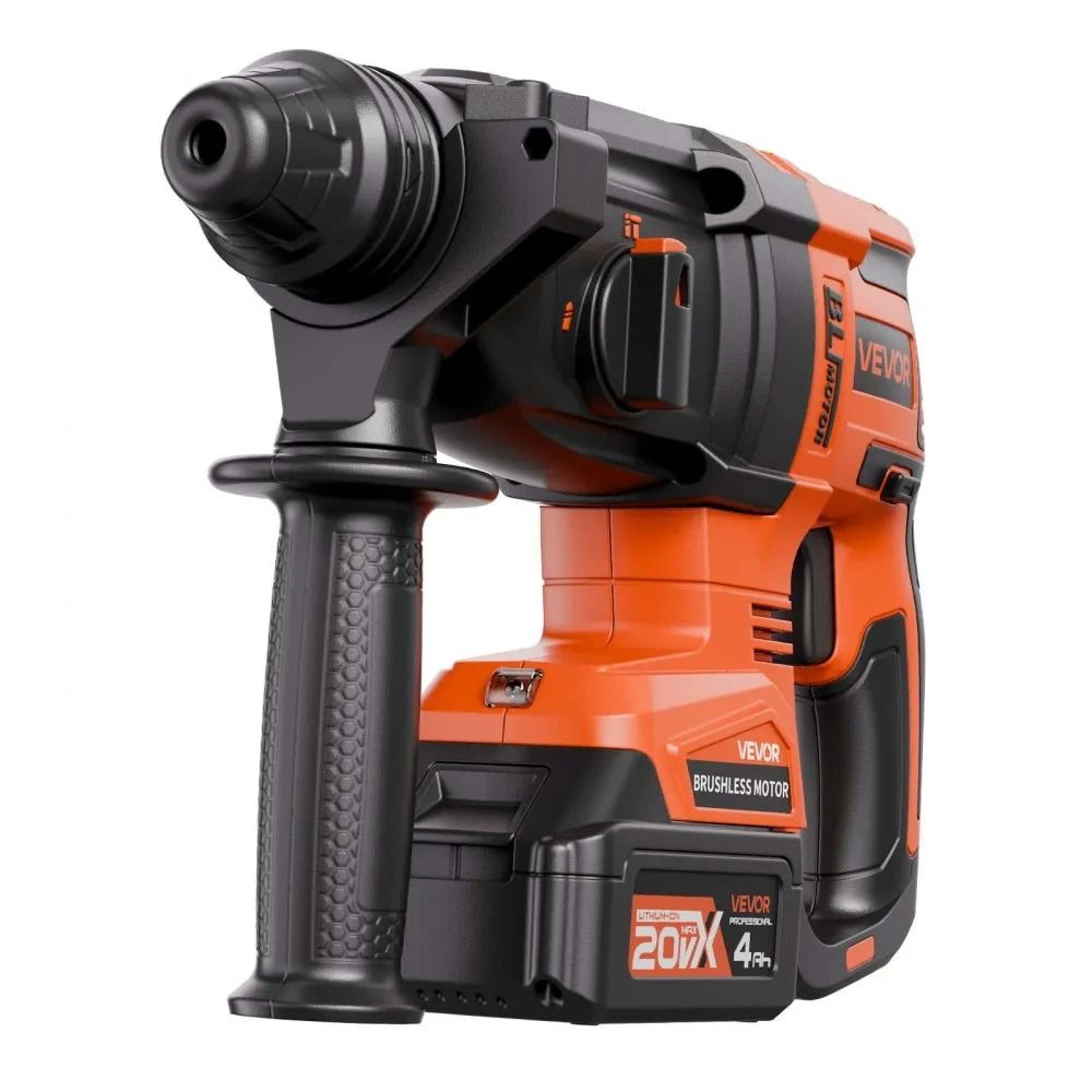 20V Brushless Cordless Rotary Hammer Drill Kit With SDS Plus And 4 Modes 9