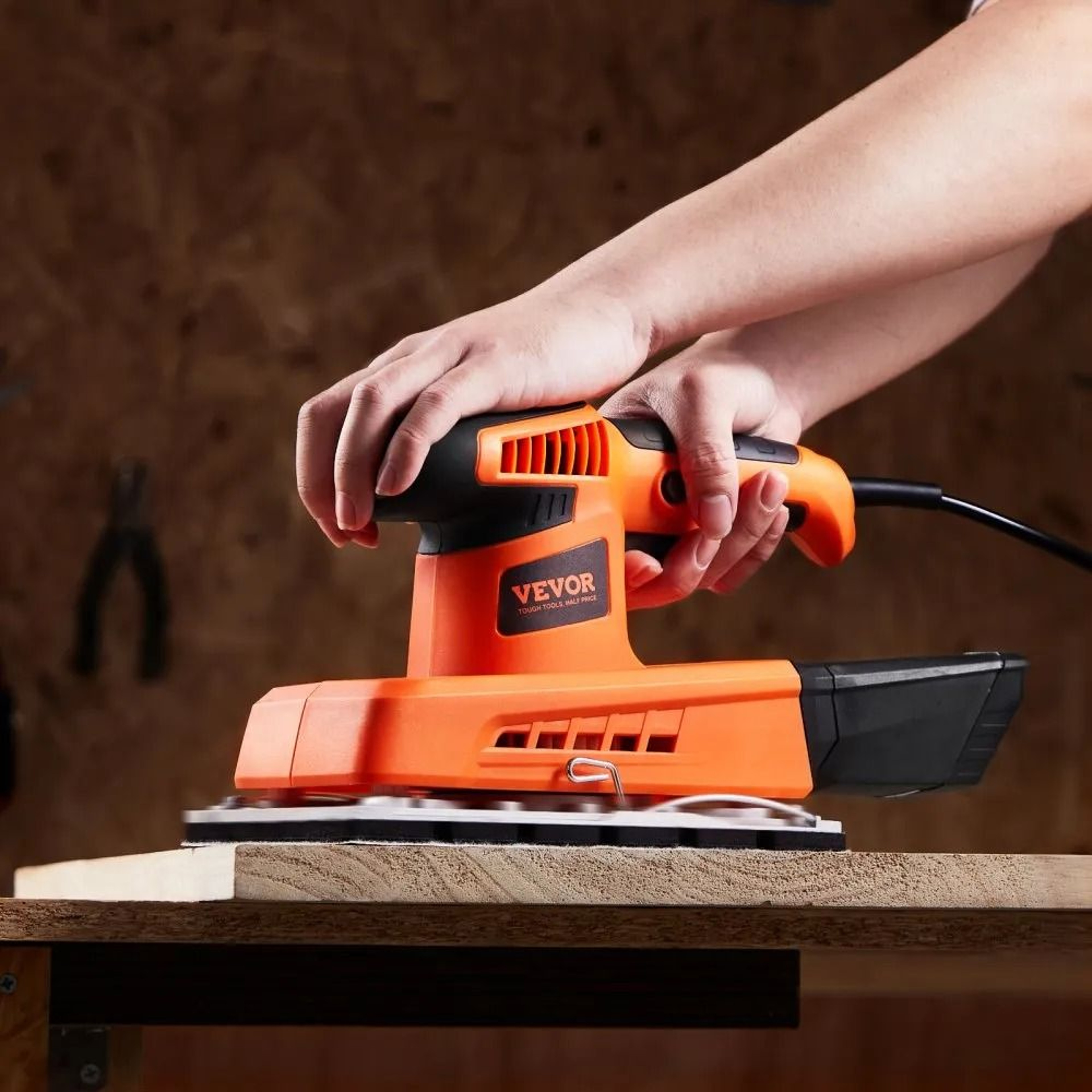 12 Sheet Sander 25A Electric Finishing Sander For Woodworking 6