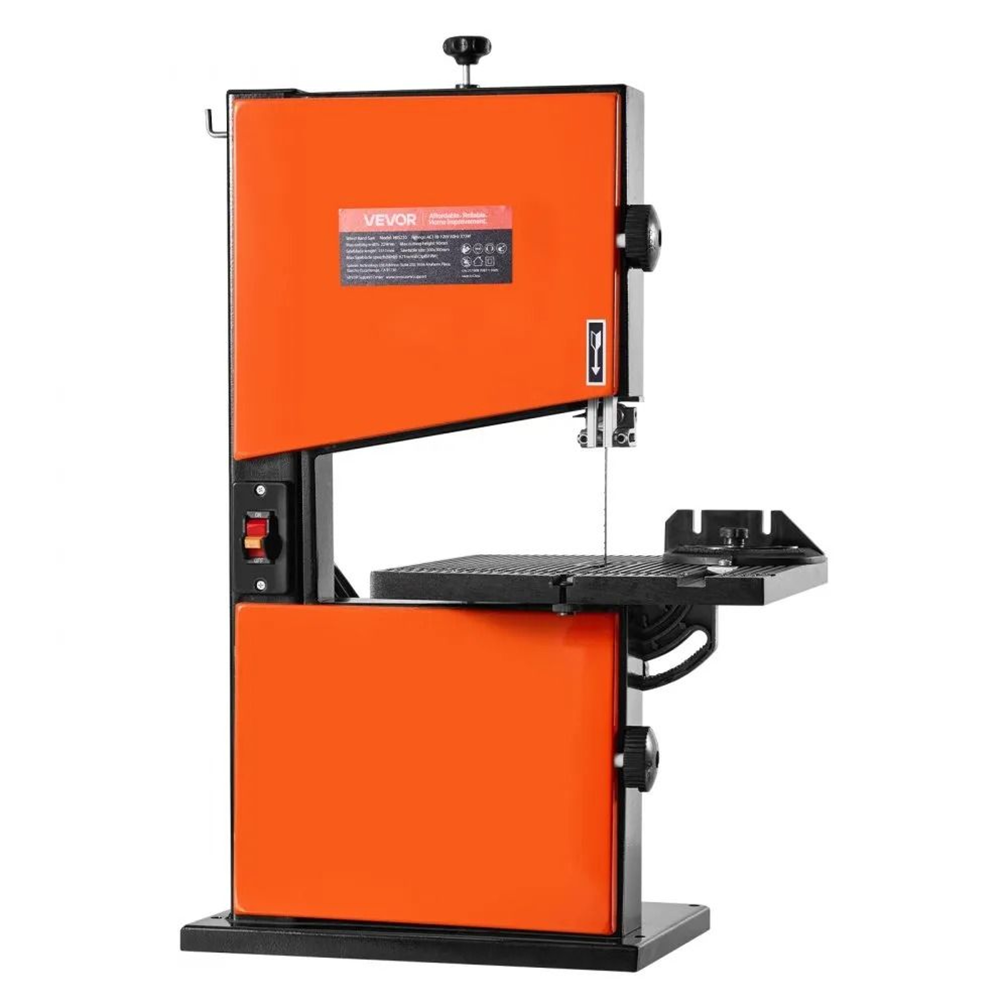 9 Inch Benchtop Band Saw With 12 HP Motor For Precision Woodworking Cuts 9
