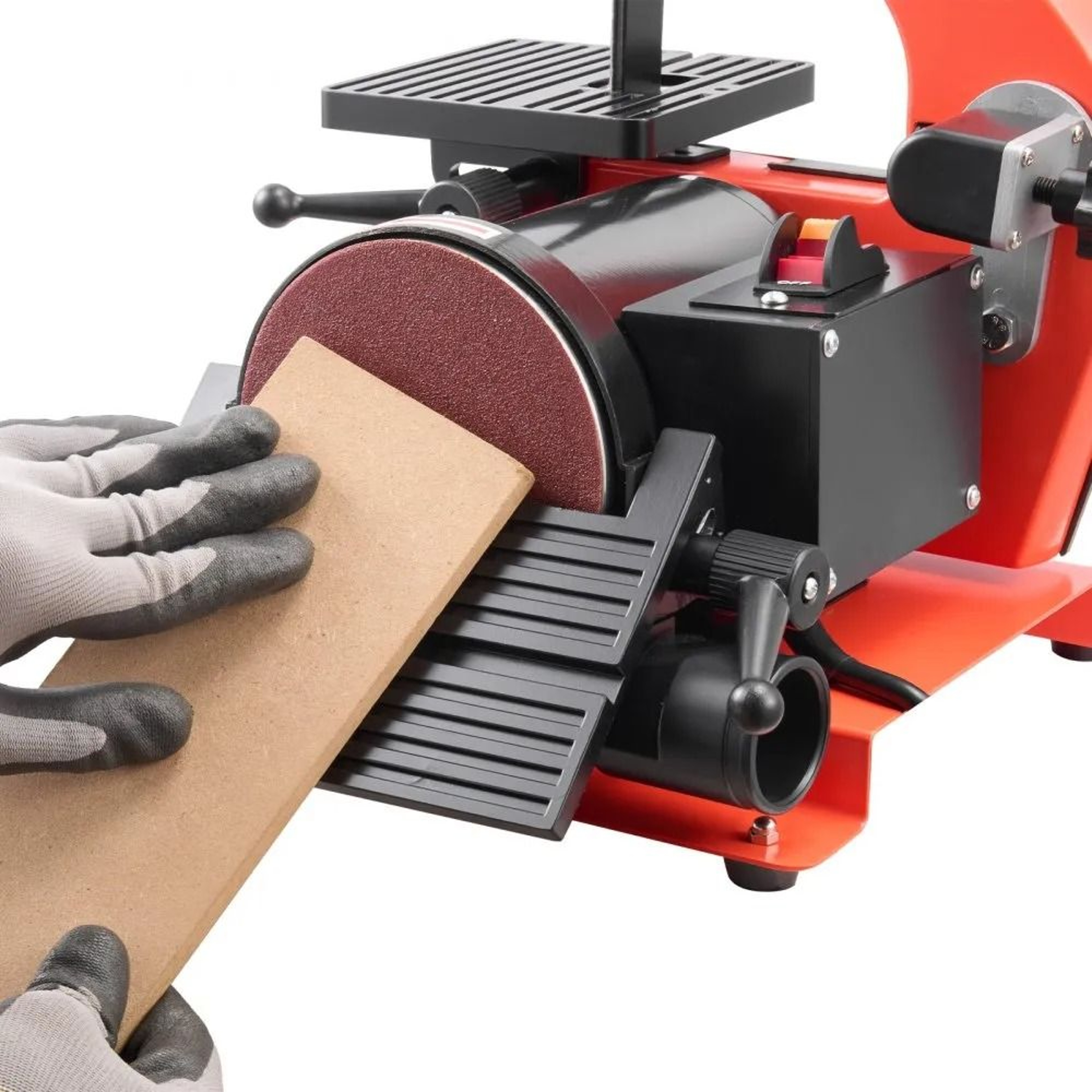 5 Inch Disc Sander And 1 X 30 Inch Belt Sander 250W Benchtop Sanding Machine 8