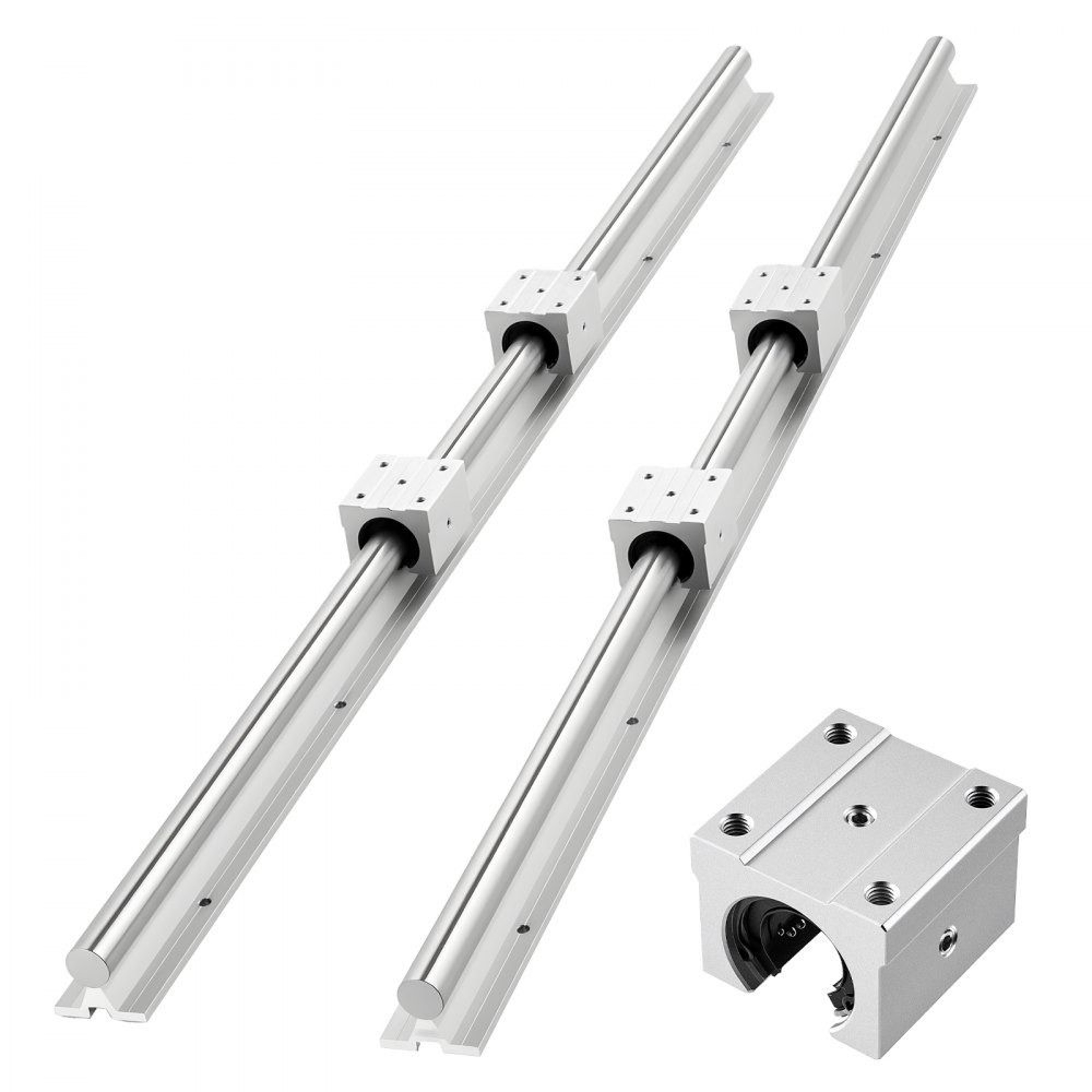 SBR25 Linear Rail Kit With 4724 Inch Rails And 4 Smooth Bearing Blocks 0
