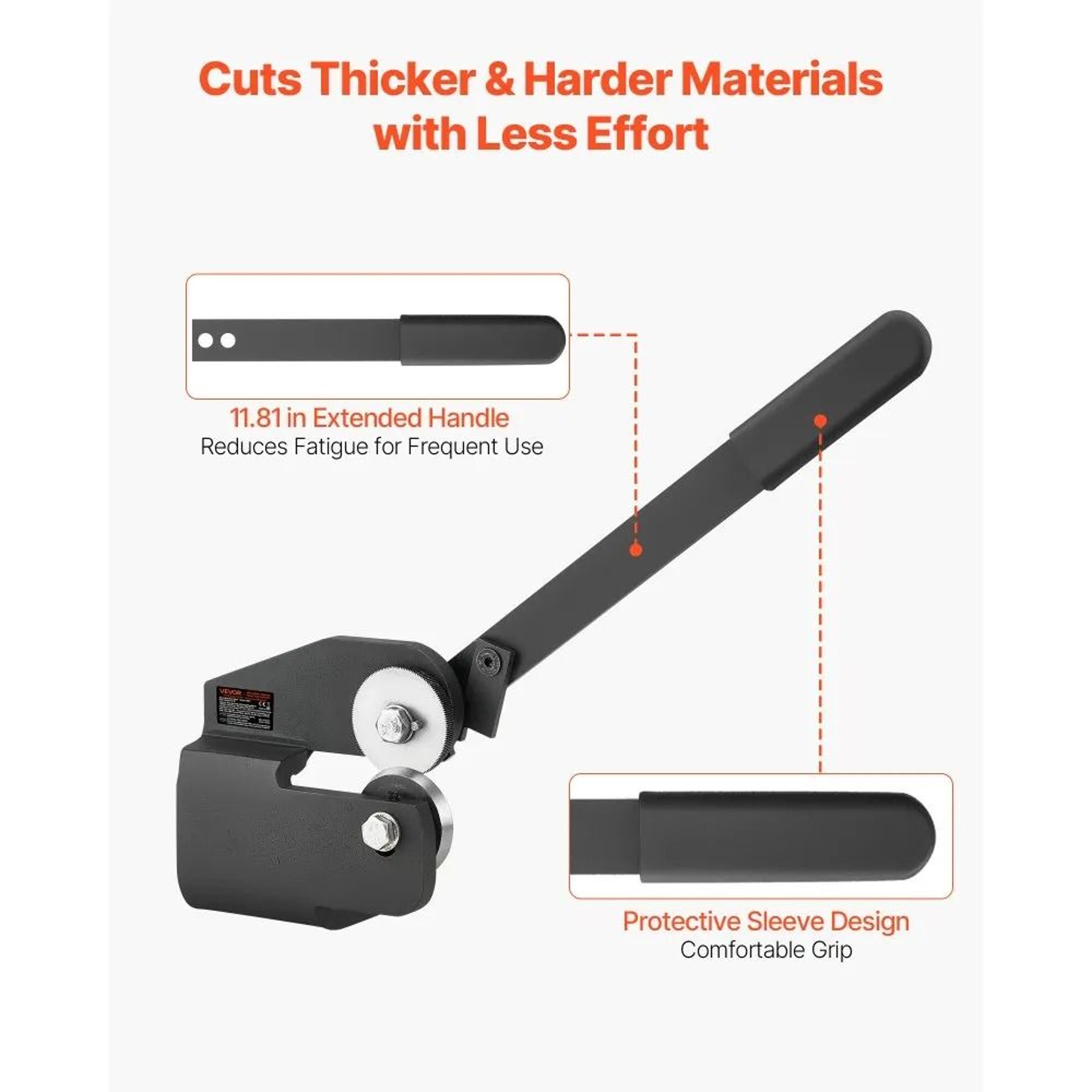 Precision 16 Gauge Throatless Sheet Metal Shear 5
