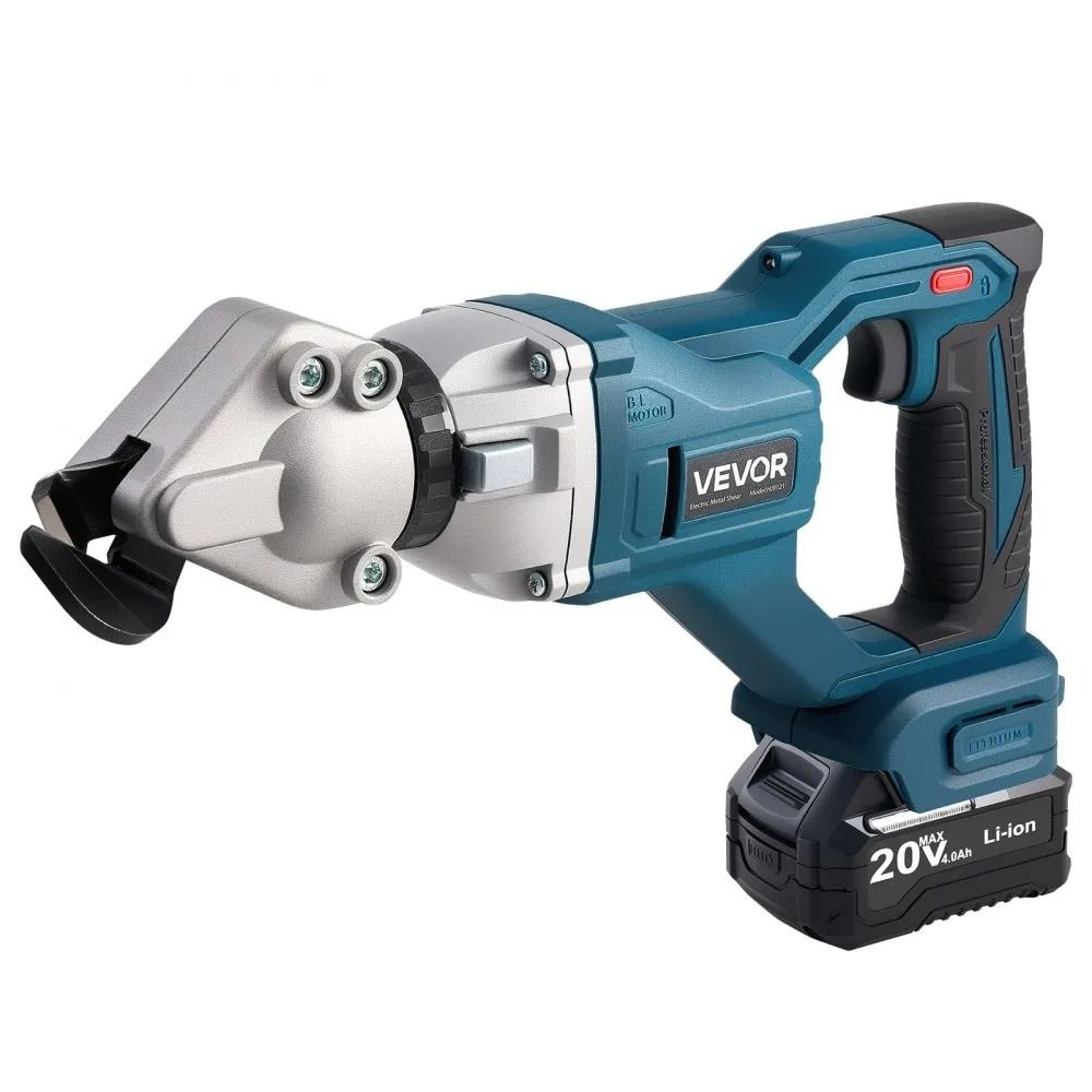 Cordless Metal Shear Sheet Metal Cutter With 360 Degree Pivoting Head And Double Blades 7