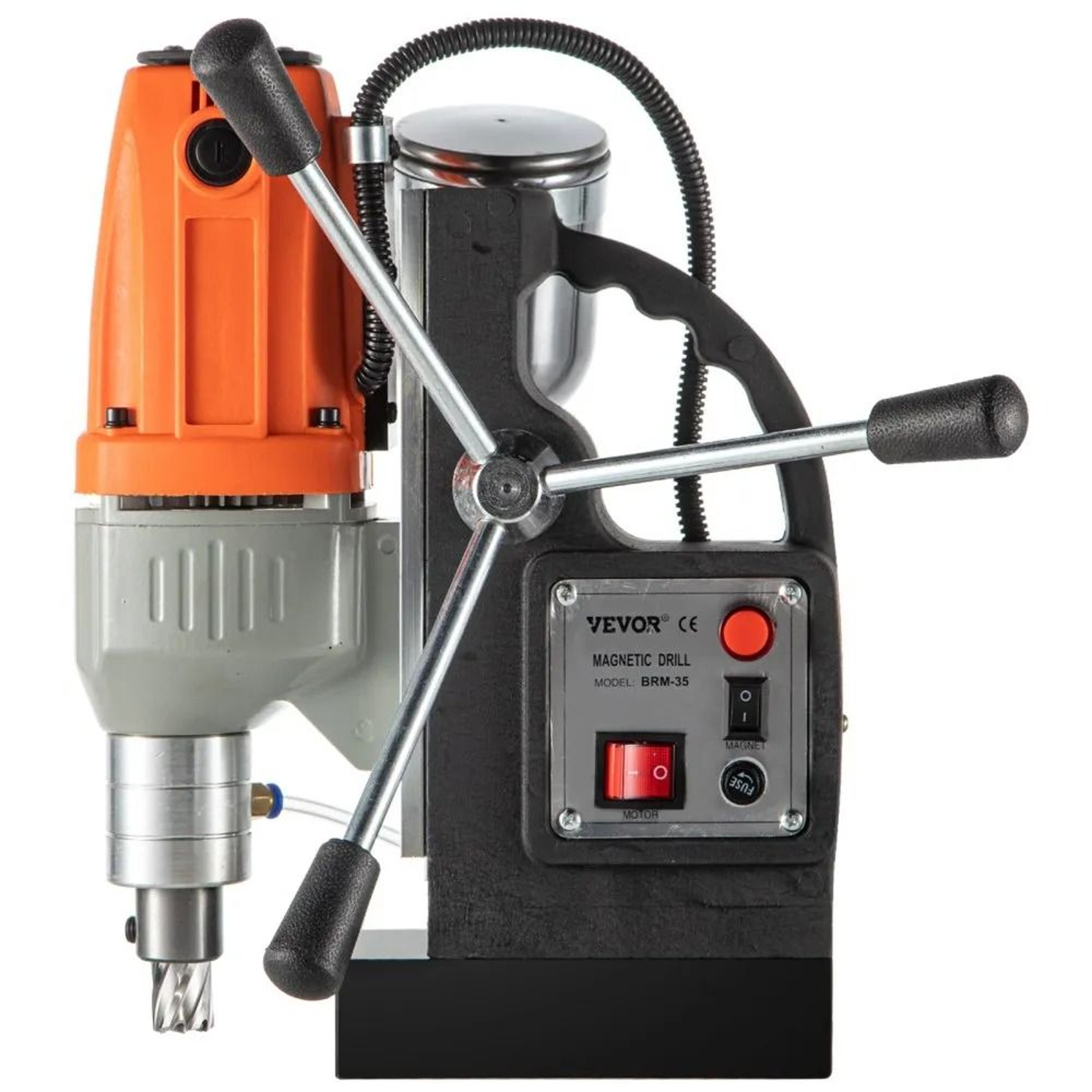 980W Magnetic Drill Press 35mm Core Drilling Machine For Metal Work 9