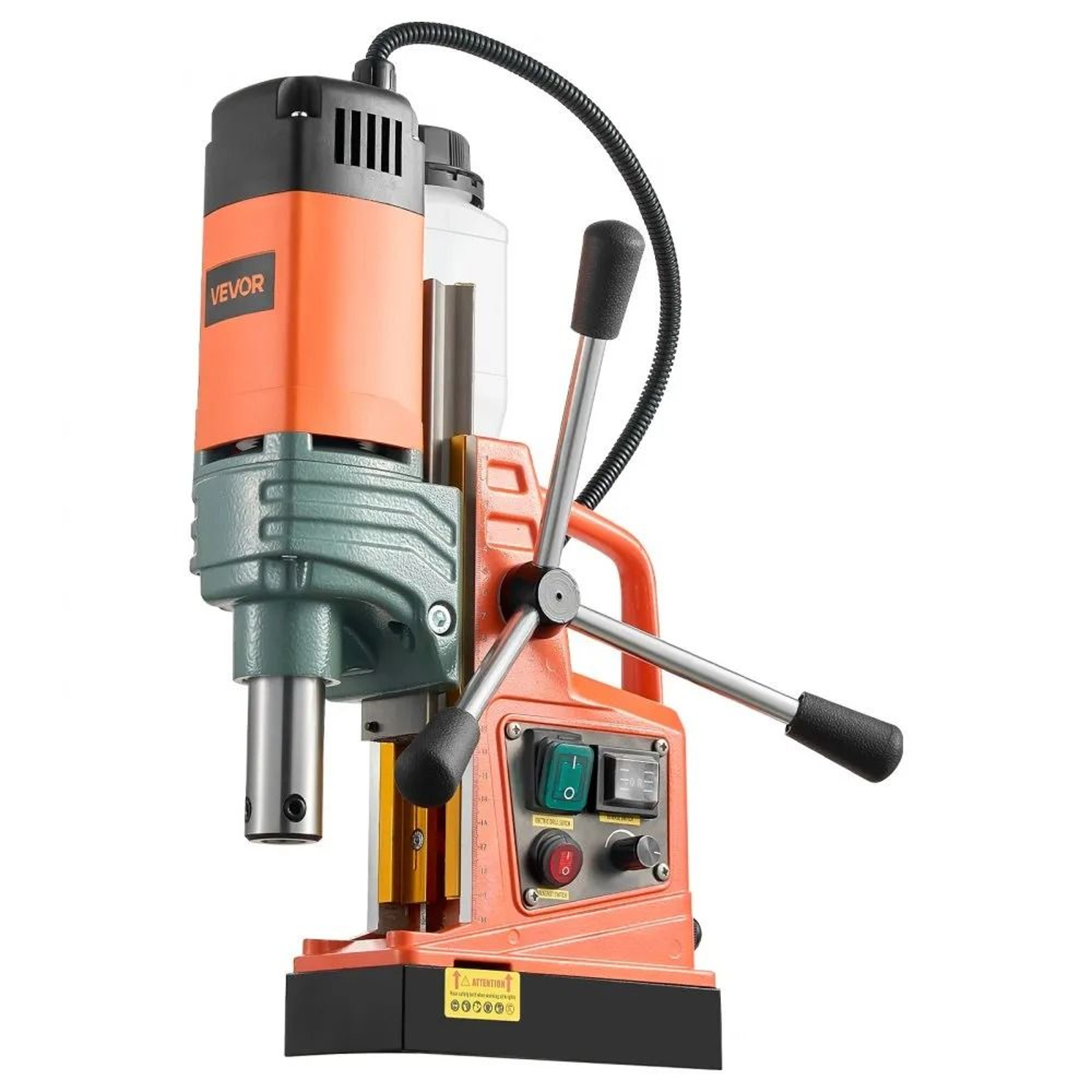 1450W Magnetic Drill Press With 6 Coring Bits And Variable Speed 8