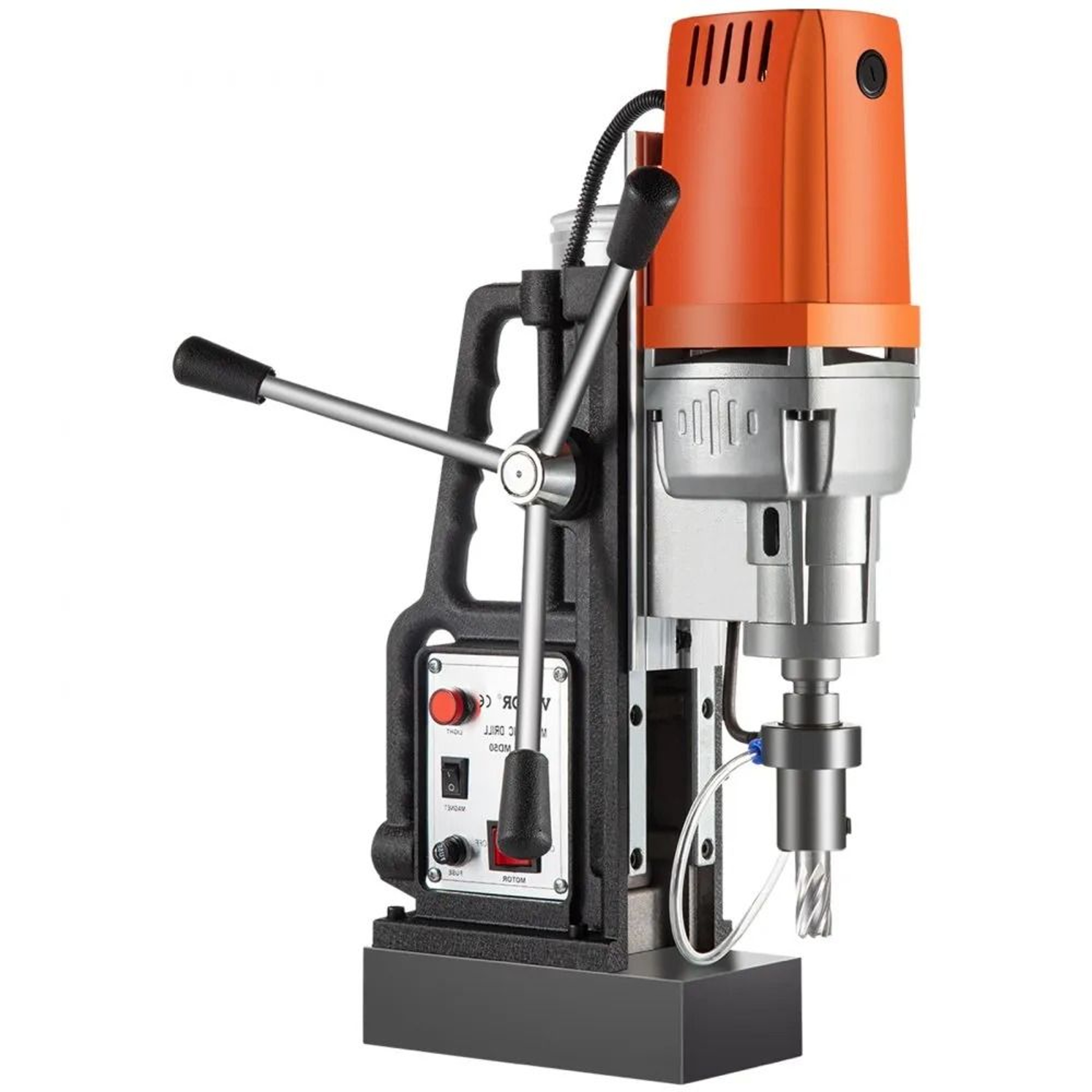 1450W Magnetic Drill Press With 2 Inch Capacity And 11 Piece Annular Cutter Kit 9
