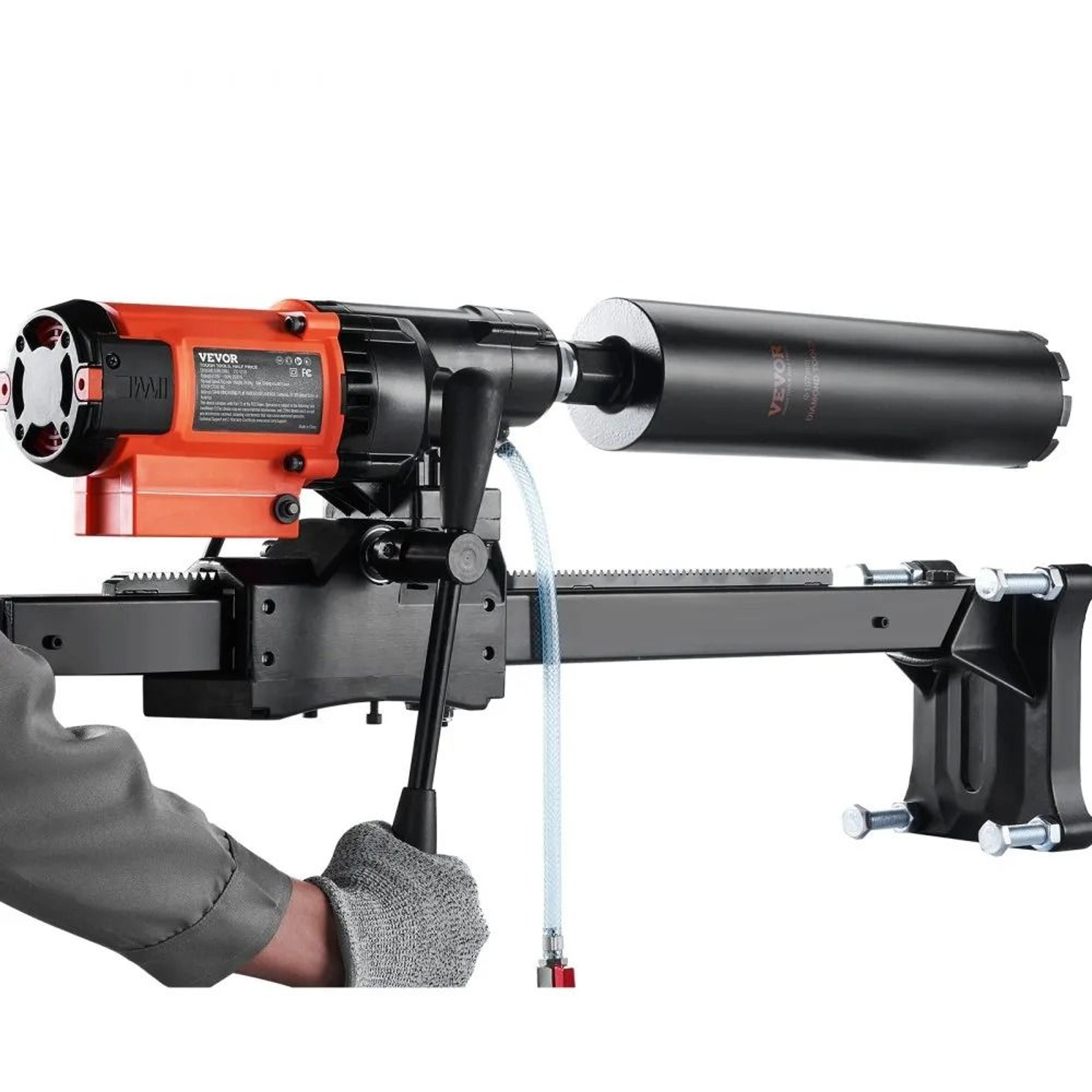 2500W Diamond Core Drill With Stand For Wet And Dry Concrete Drilling 7