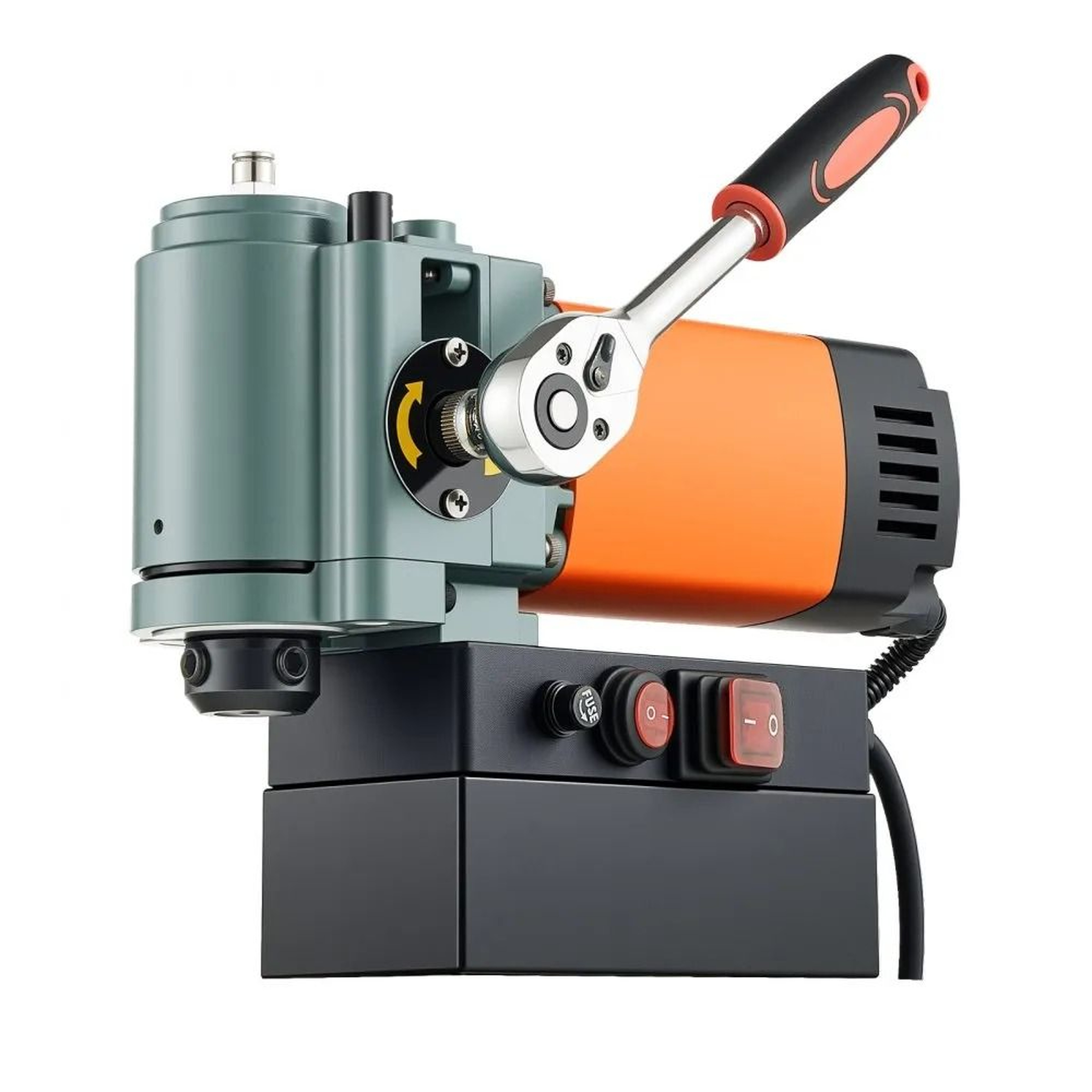 Low Profile Magnetic Drill Press 1300W Portable Mag Drill Machine For Metal Drilling 8