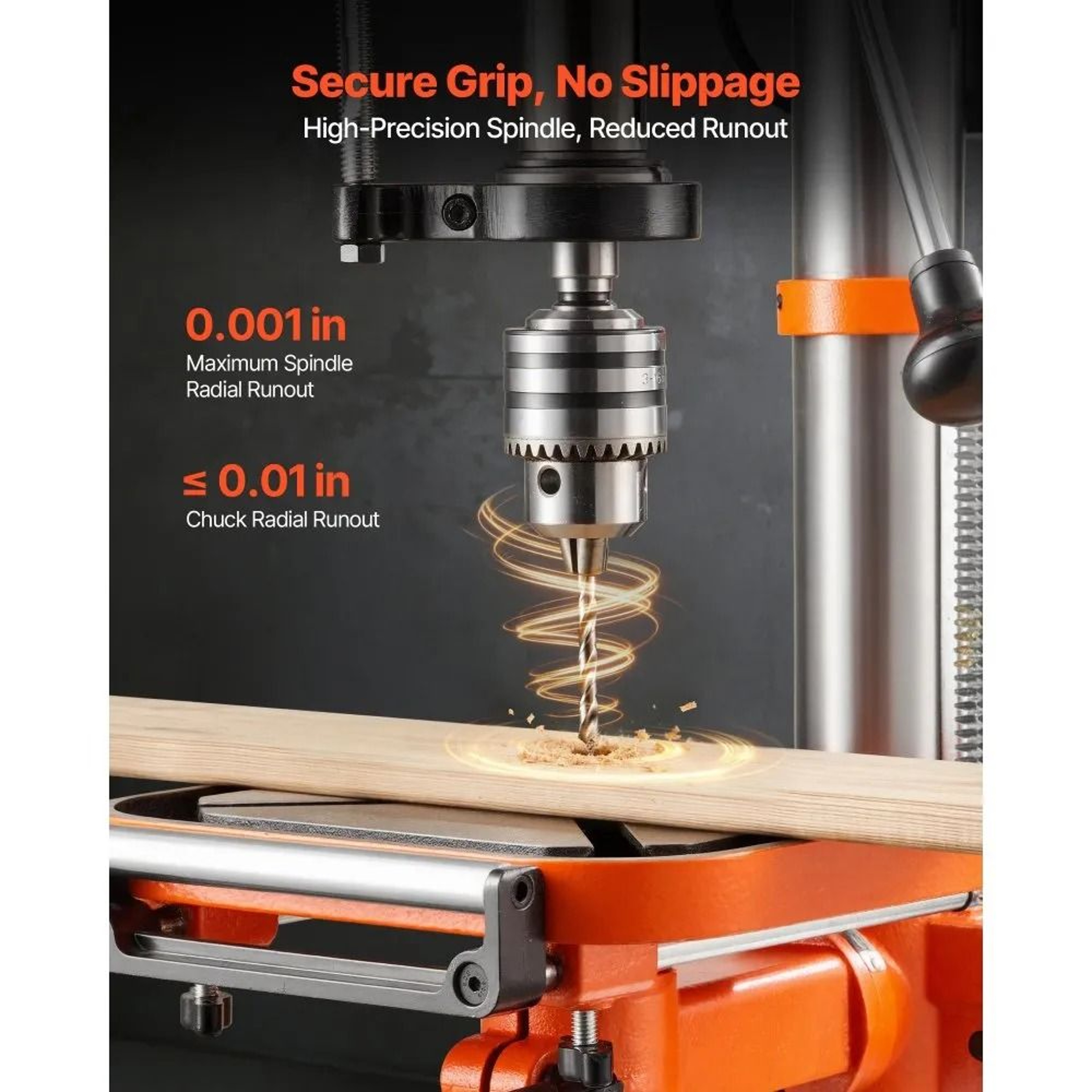12 Inch Benchtop Drill Press With Variable Speed Control Laser Guide 4