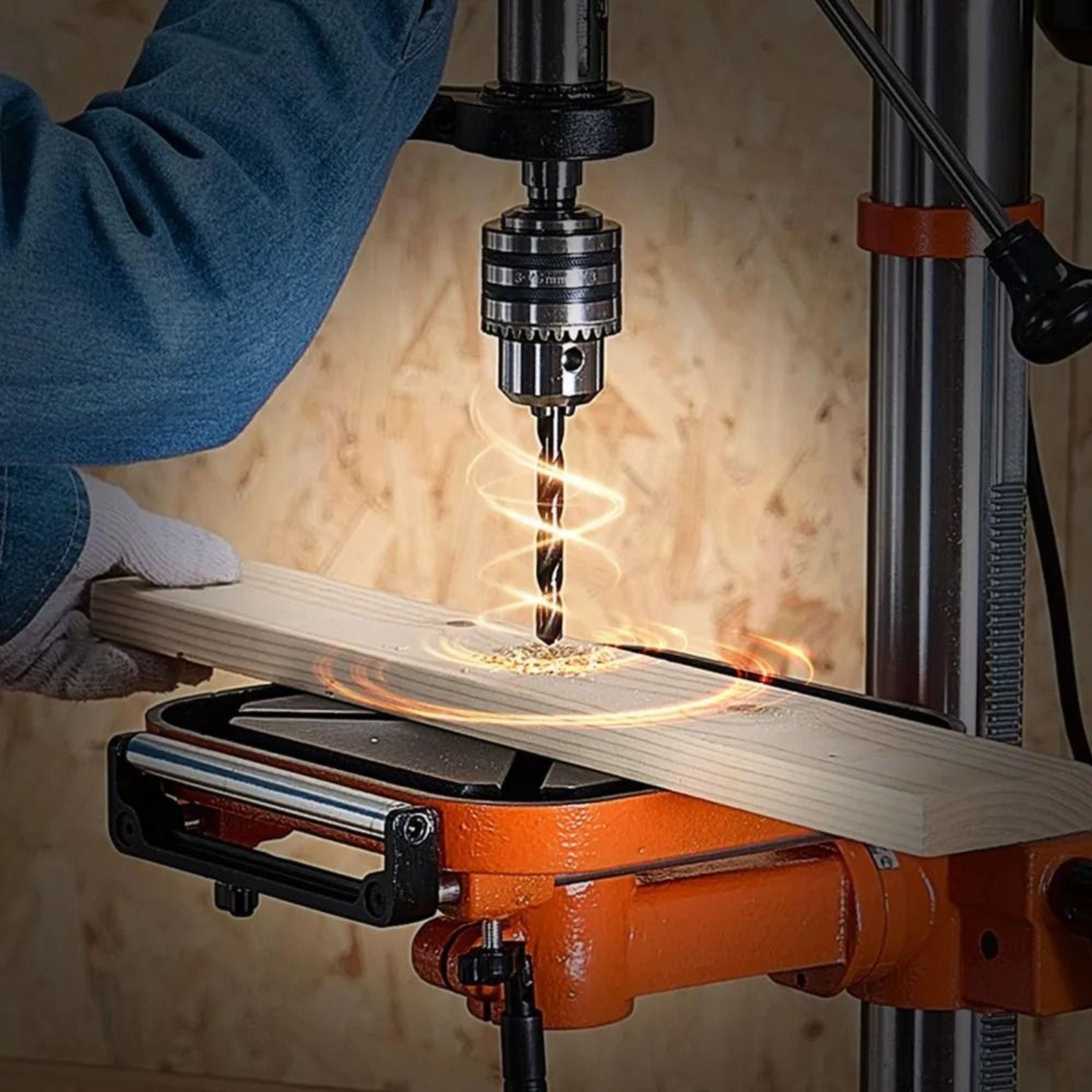 12 Inch Variable Speed Benchtop Drill Press For Wood And Metal 6