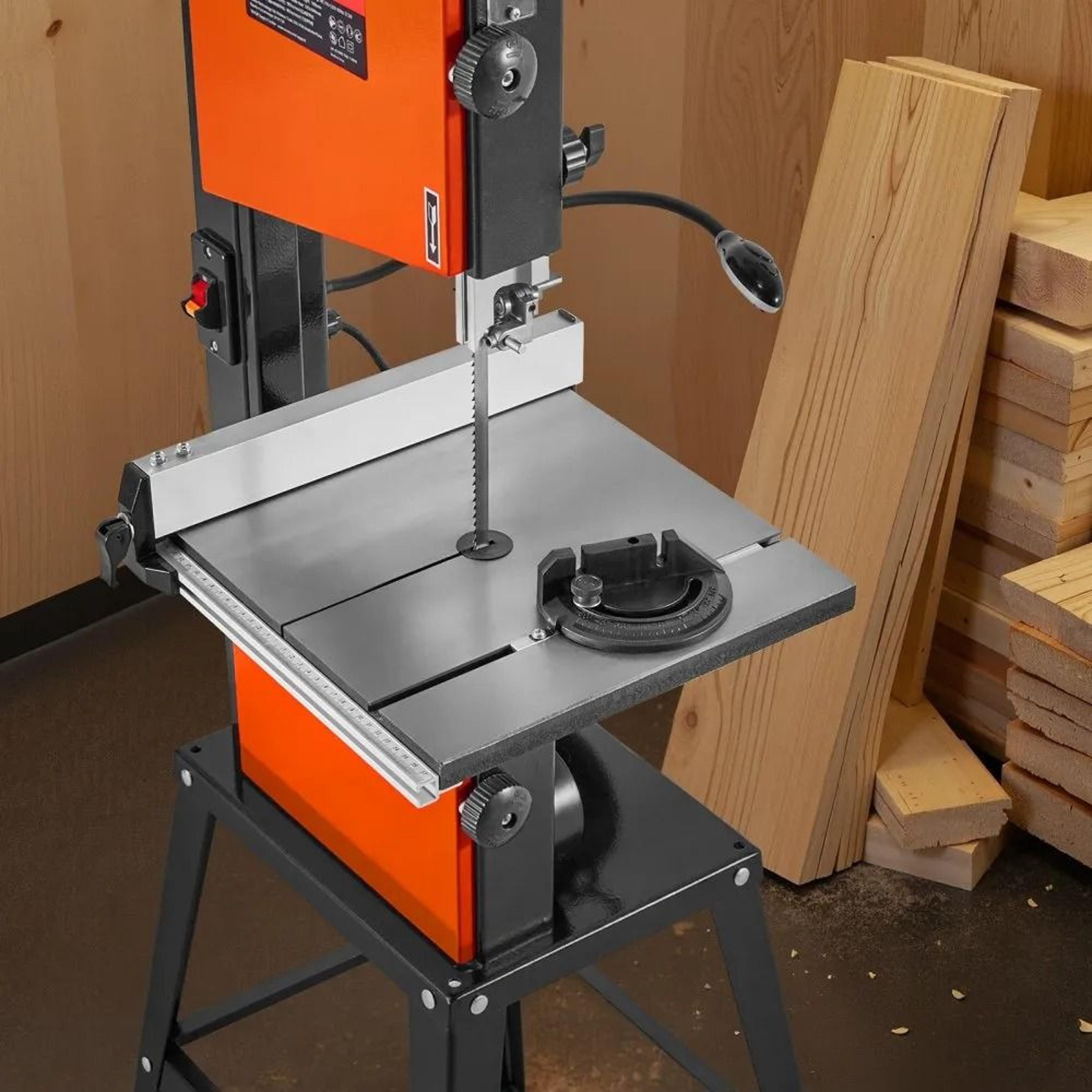 10 Inch Benchtop Band Saw With Stand For Woodworking Projects 6