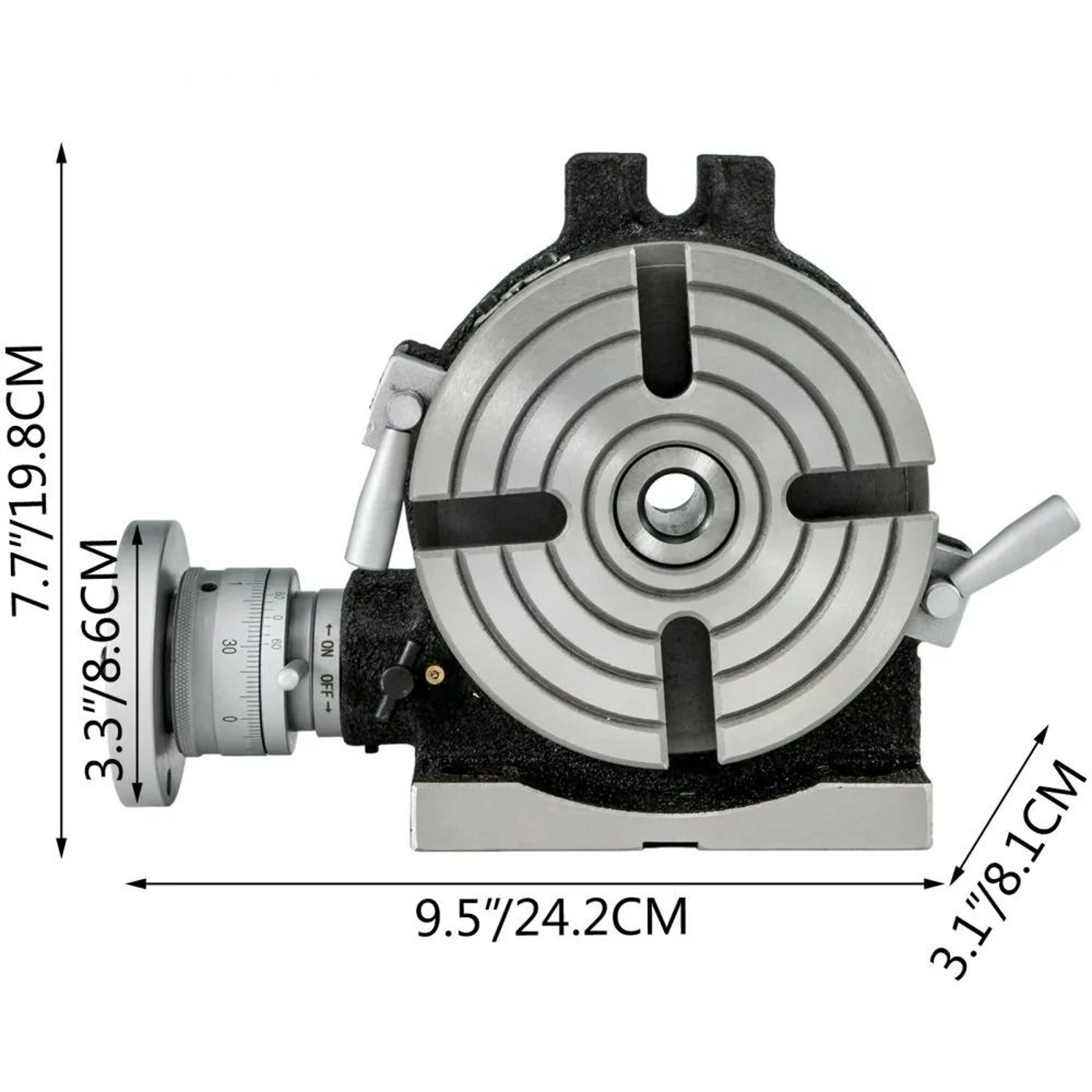 6 Inch Rotary Table For Milling Machine Horizontal Vertical Precision Dividing Table 4