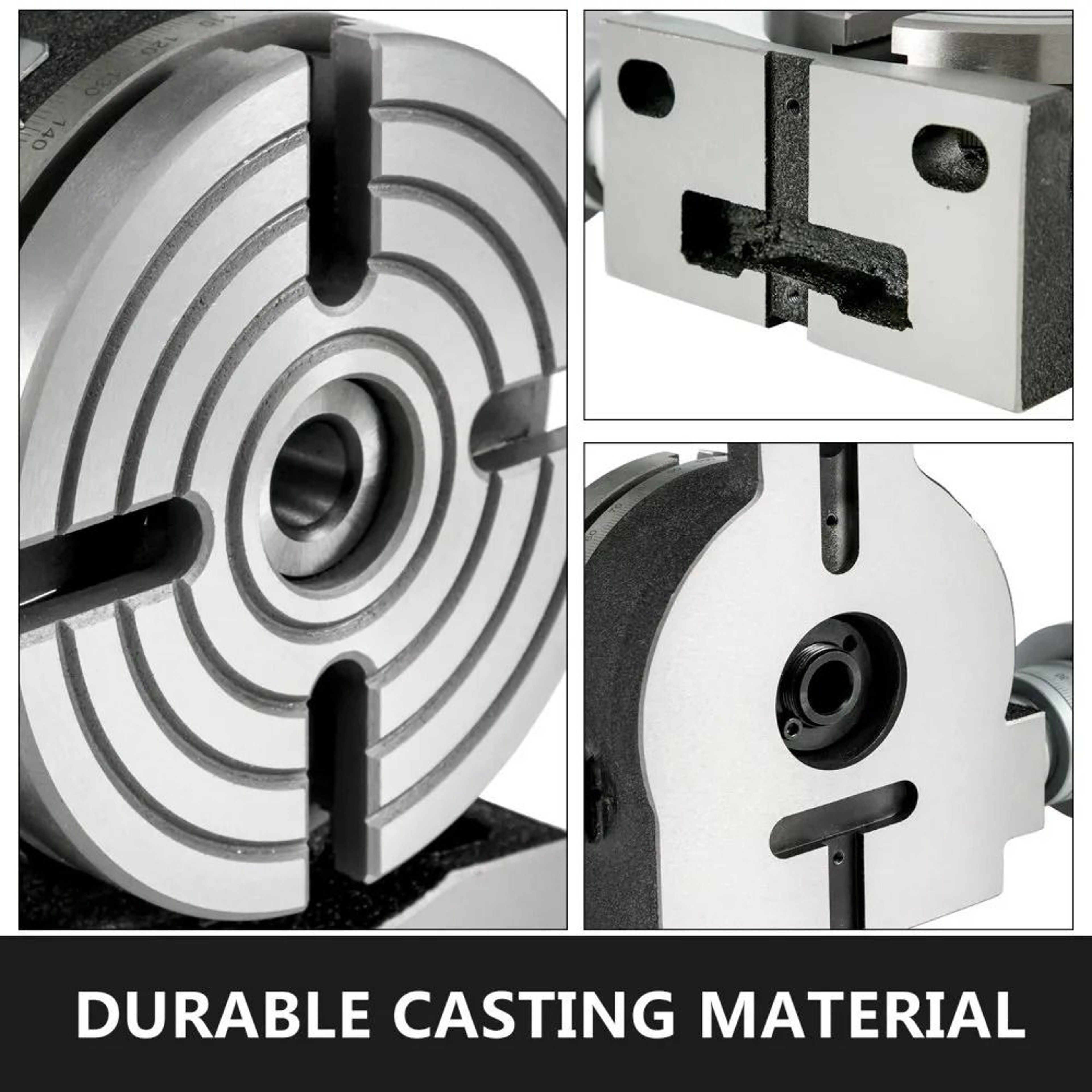 6 Inch Rotary Table For Milling Machine Horizontal Vertical Precision Dividing Table 7