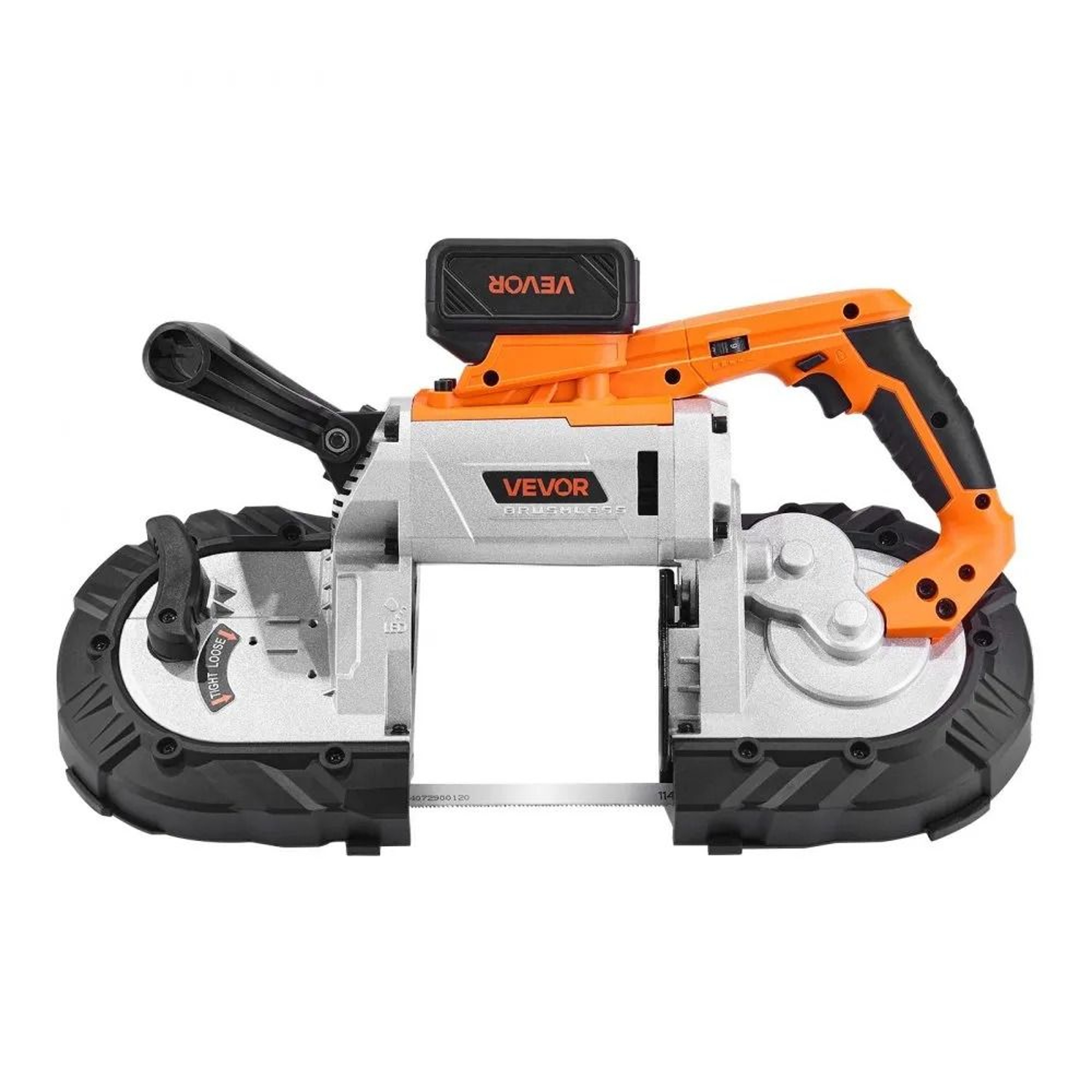 20V Cordless Portable Band Saw Kit 5 Inch Deep Cut Brushless Metal Cutting Tool 8