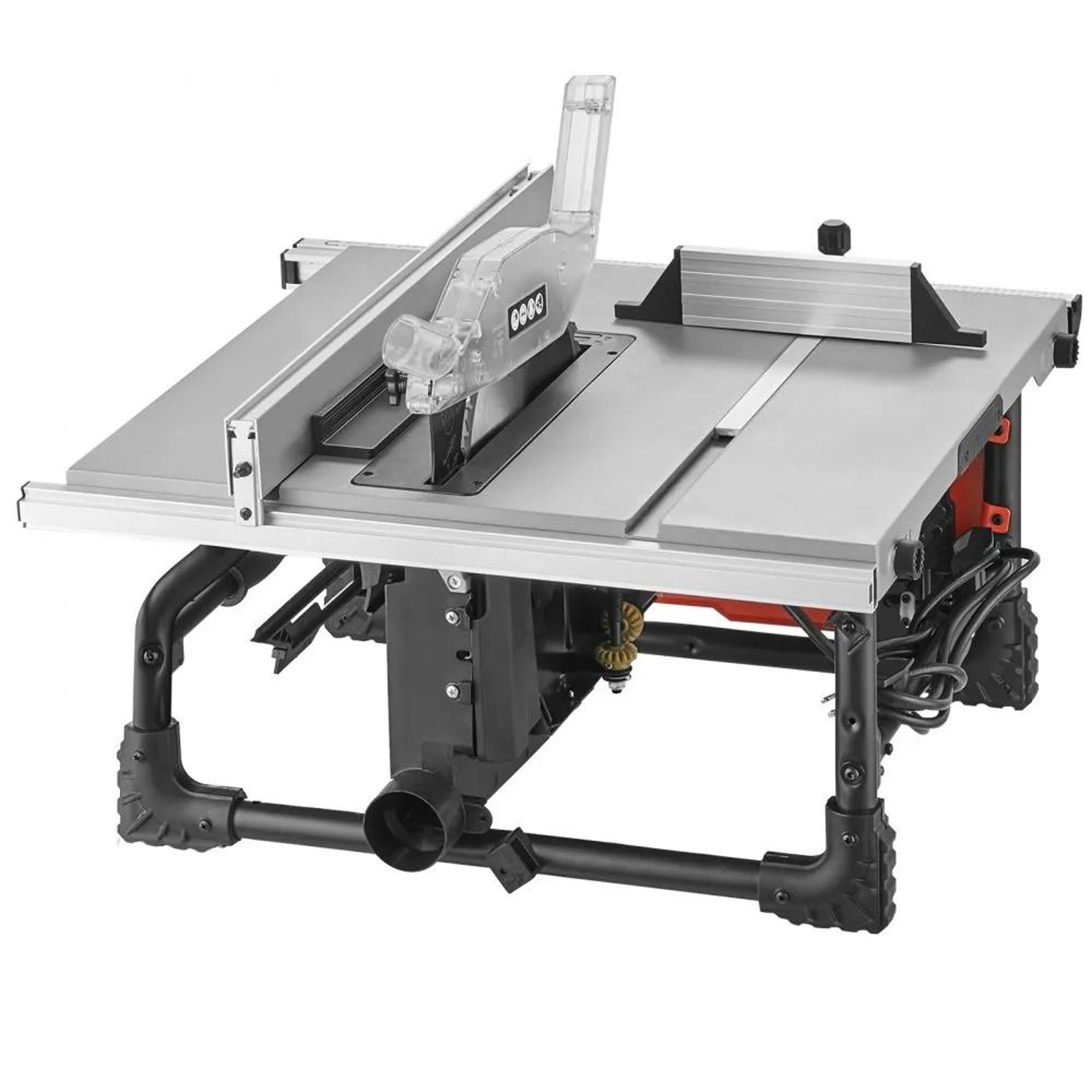 10 Inch Table Saw 15 Amp Portable Woodworking Saw With 25 Inch Rip Capacity 7