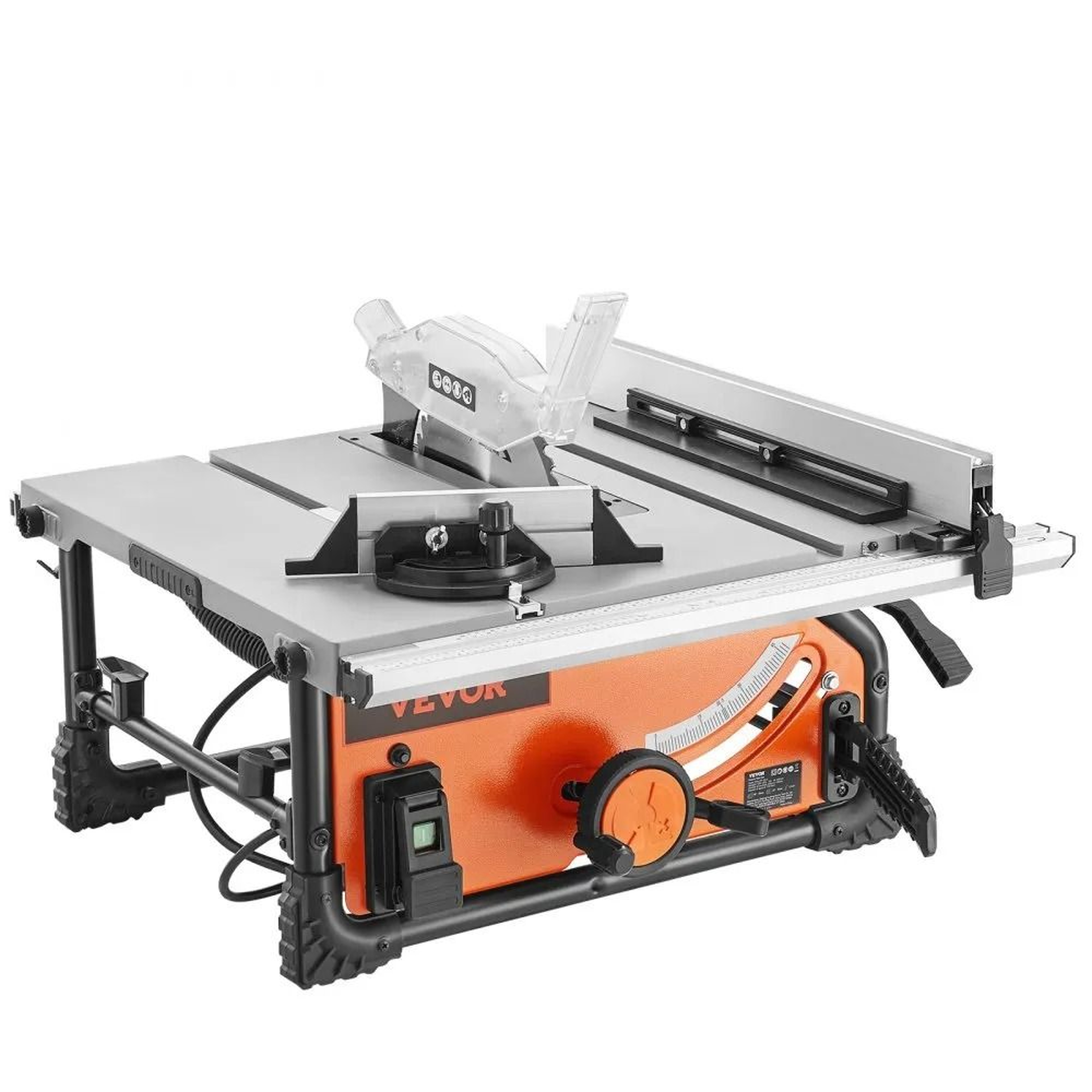 10 Inch Table Saw 15 Amp Portable Woodworking Saw With 25 Inch Rip Capacity 9