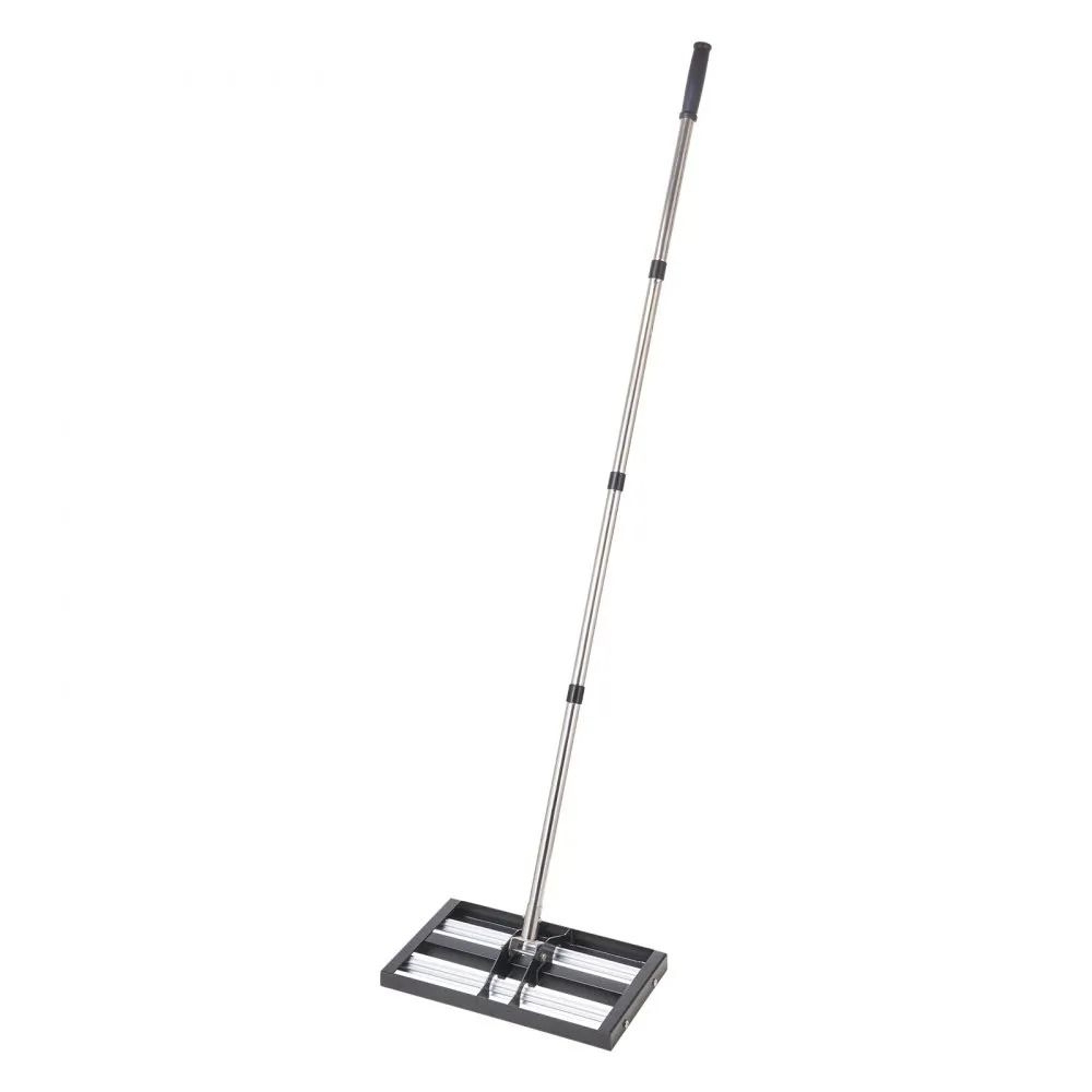 Lawn Leveling Rake 17x10 Inch Stainless Steel Yard Leveler With Adjustable Handle 7