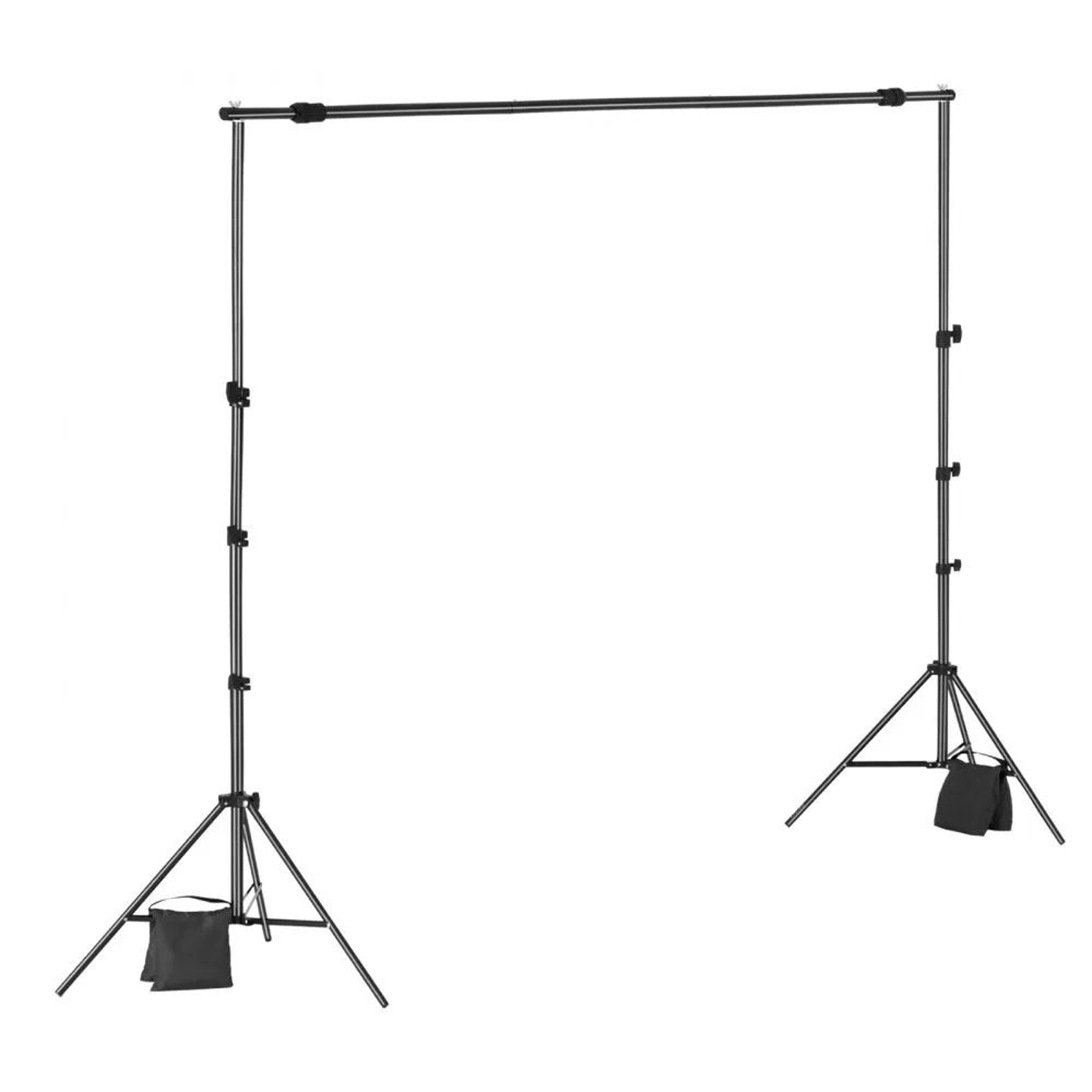 Adjustable 7 X 10 Ft Photo Backdrop Stand Kit With Clips And Sandbags 8