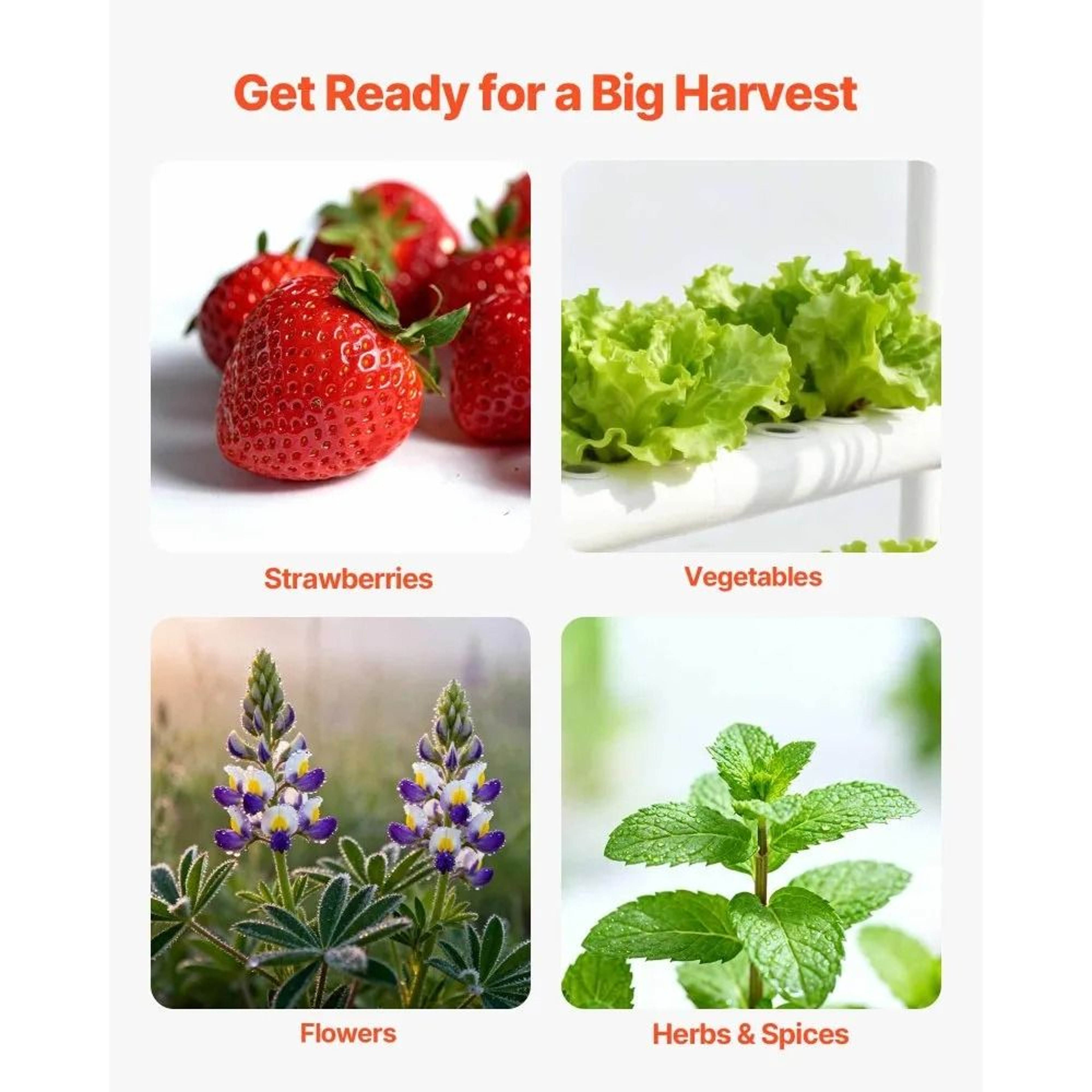 90Site Hydroponic Growing System With 3Tier Vertical Garden And Automatic Irrigation 4