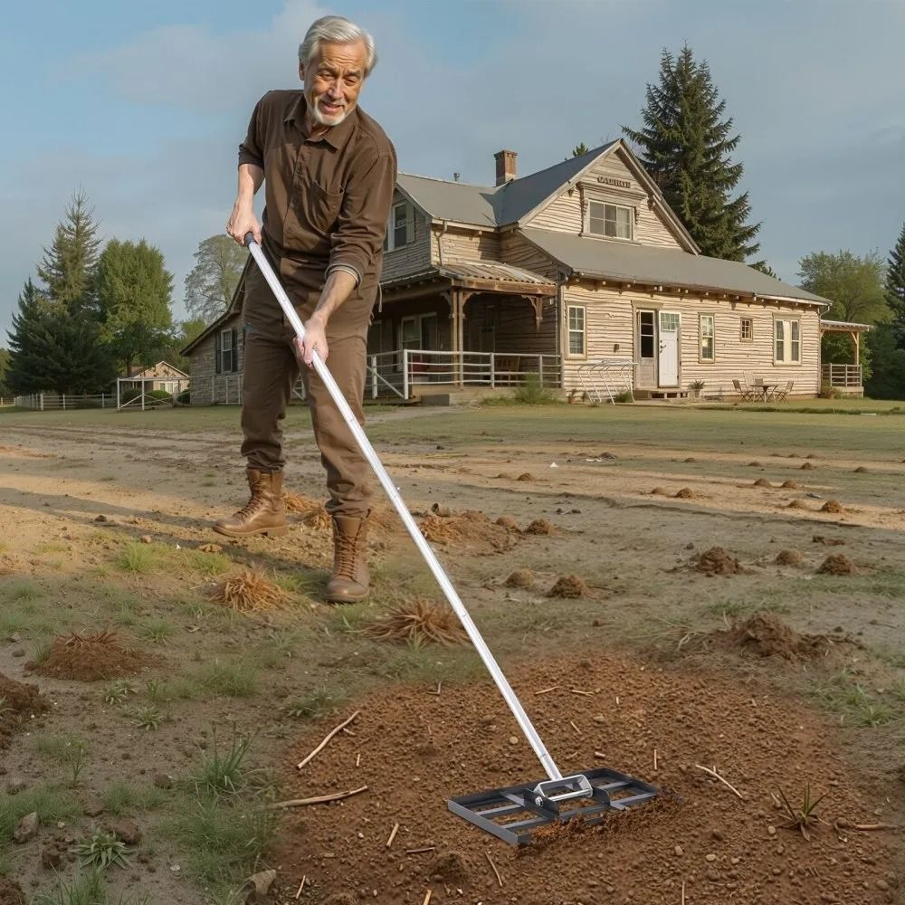 ProGrade Lawn Leveling Rake With Adjustable 78 Inch Handle 6