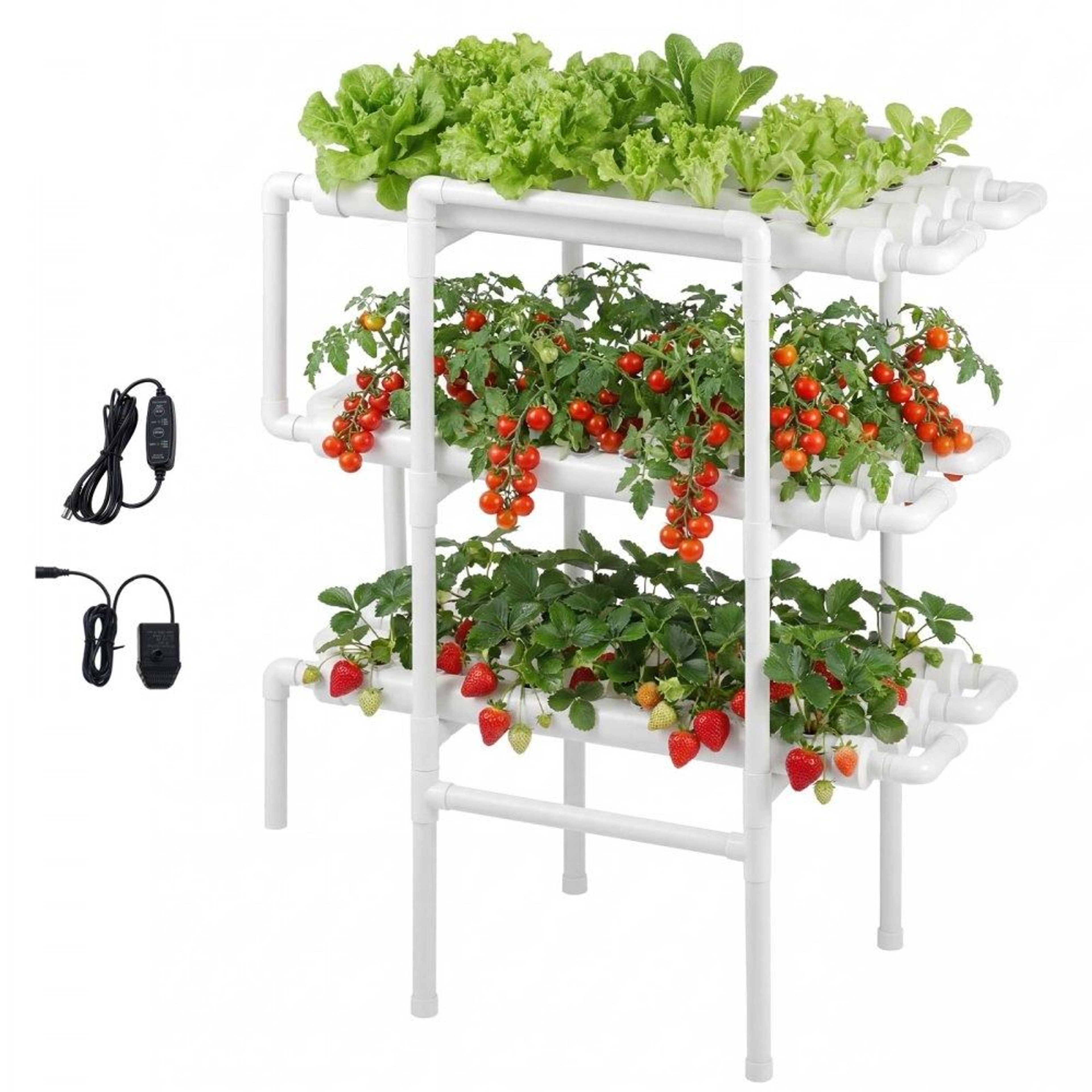 108Site Vertical Hydroponic Growing System With Timed Irrigation 0