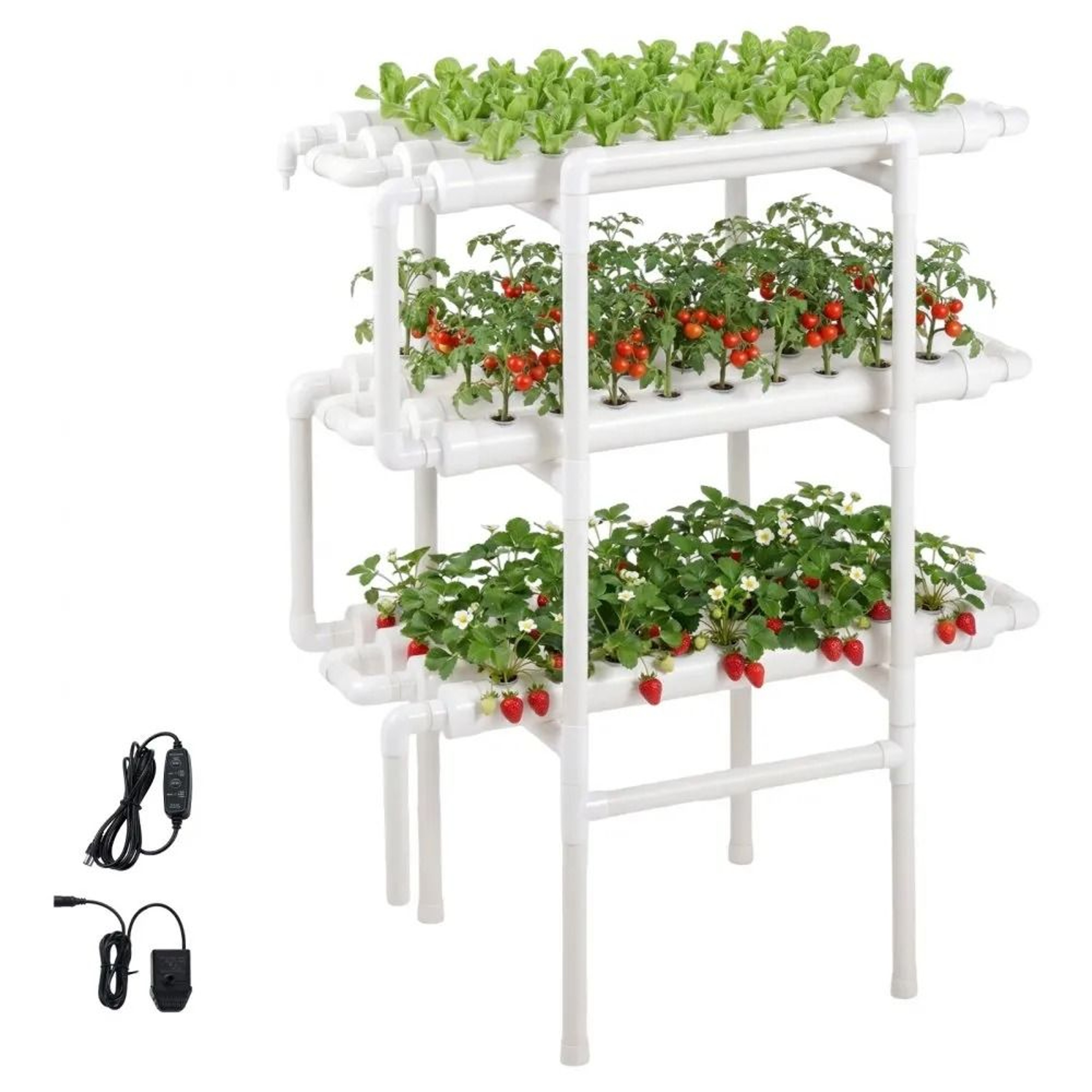 108Site Vertical Hydroponic Growing System With Timed Irrigation 10