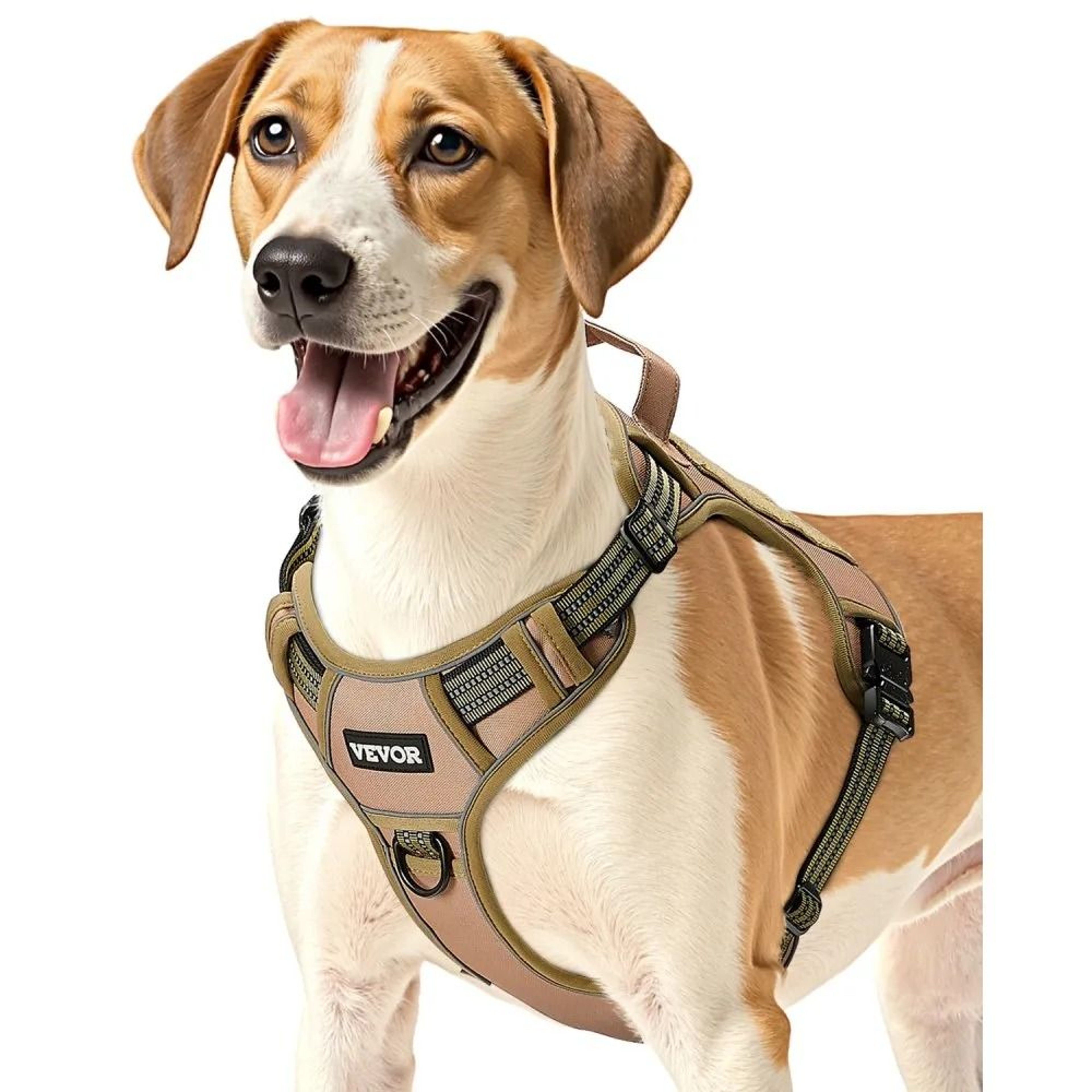 Heavy Duty No Pull Tactical Dog Harness For Large Dogs Adjustable Reflective Pet Vest 0