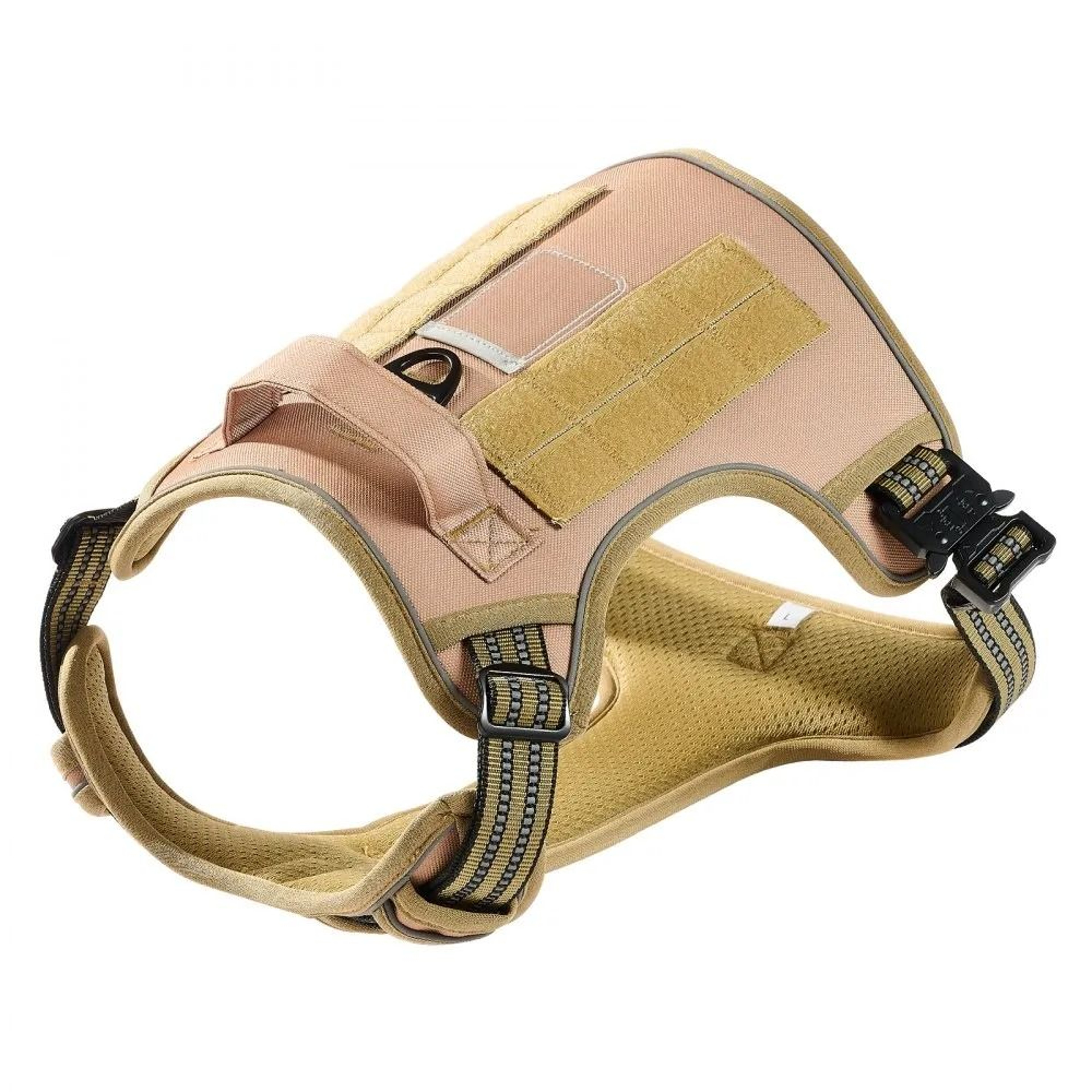 Heavy Duty No Pull Tactical Dog Harness For Large Dogs Adjustable Reflective Pet Vest 10
