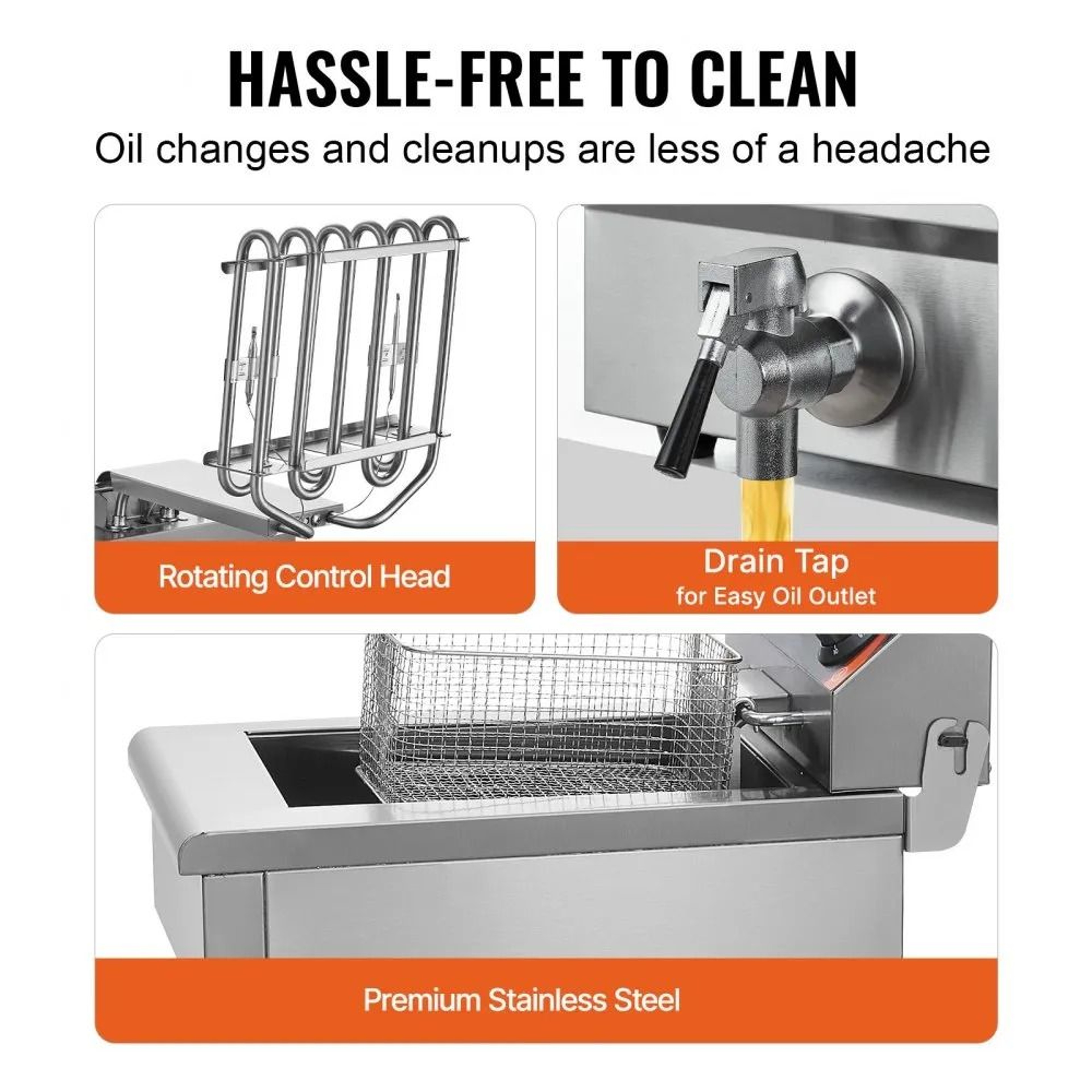 11L Commercial Deep Fryer With Timer And Temperature Control 2