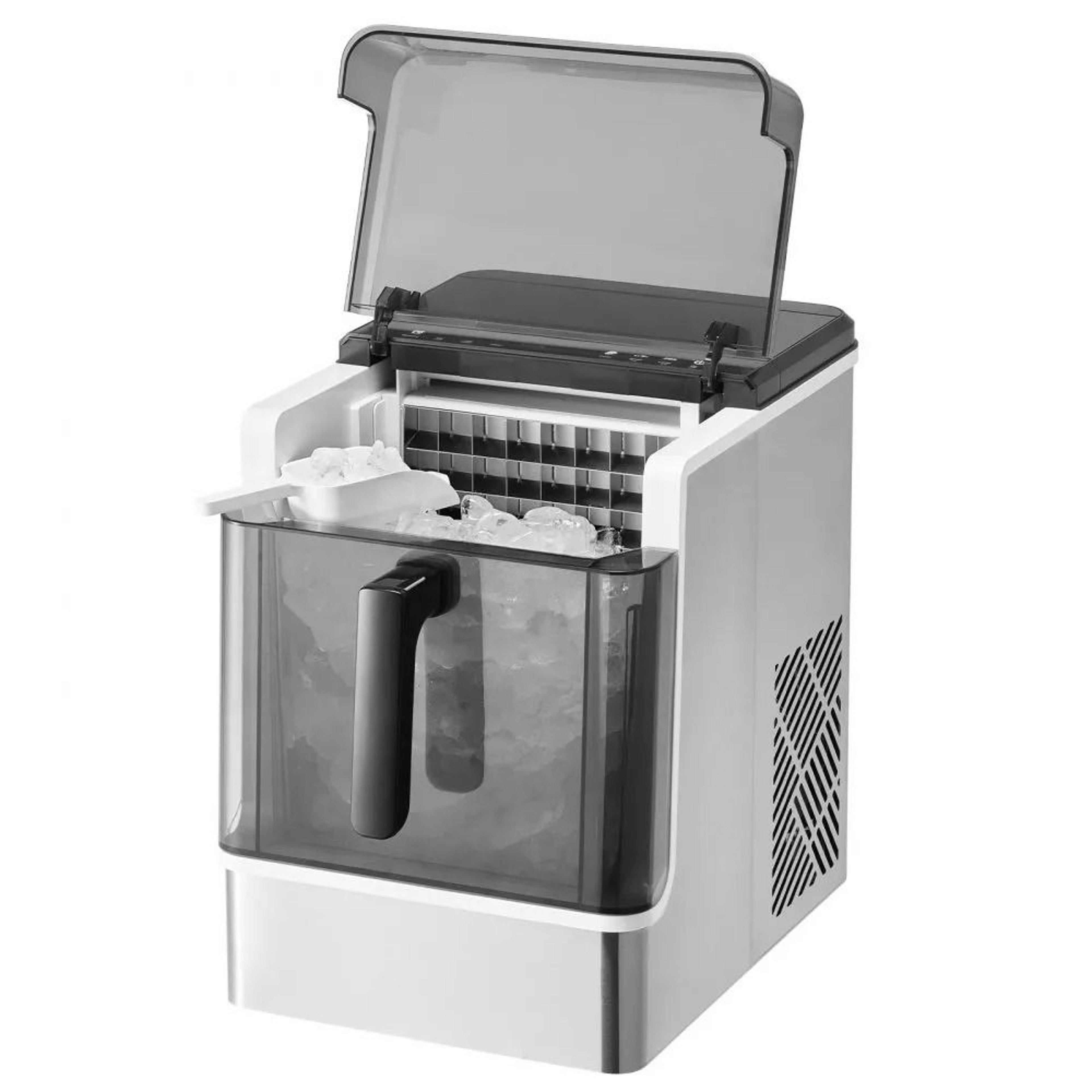Portable Countertop Ice Maker 50lbs 24H Self Cleaning Ice Machine 7