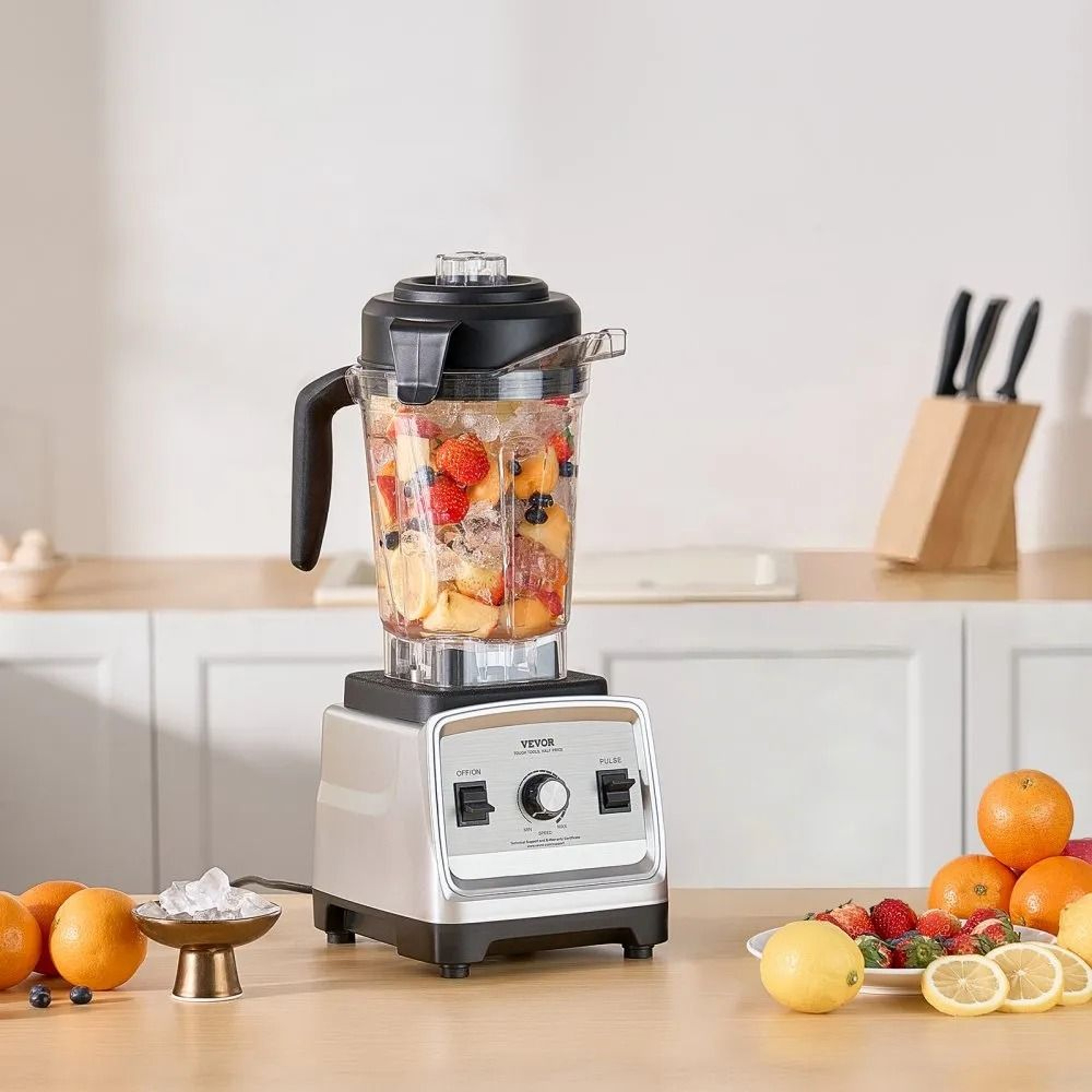 Professional 1400W Blender For Smoothies With 85 Oz Large Capacity Food Processor 3
