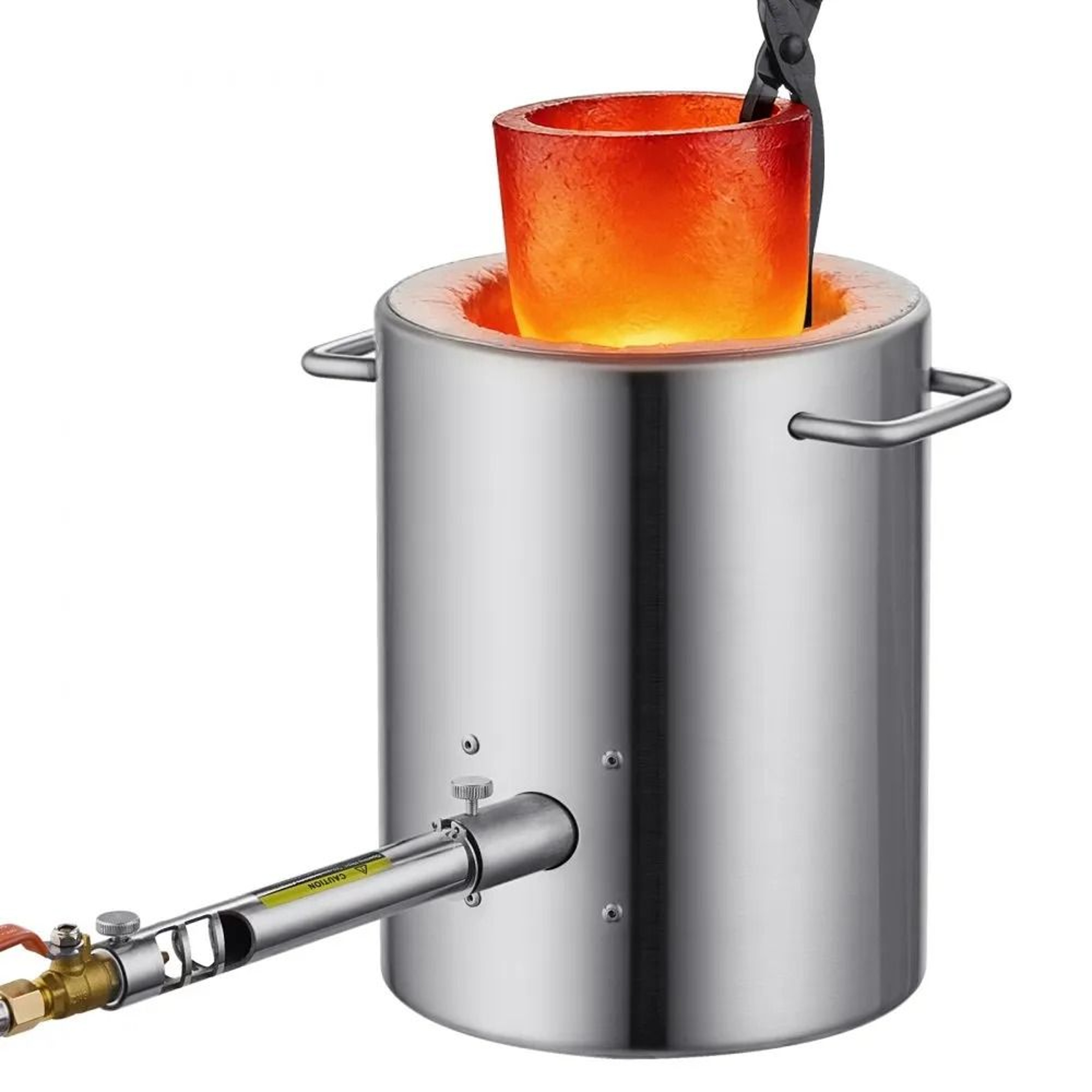 6KG Propane Melting Furnace Kit With Graphite Crucible And Tongs 10