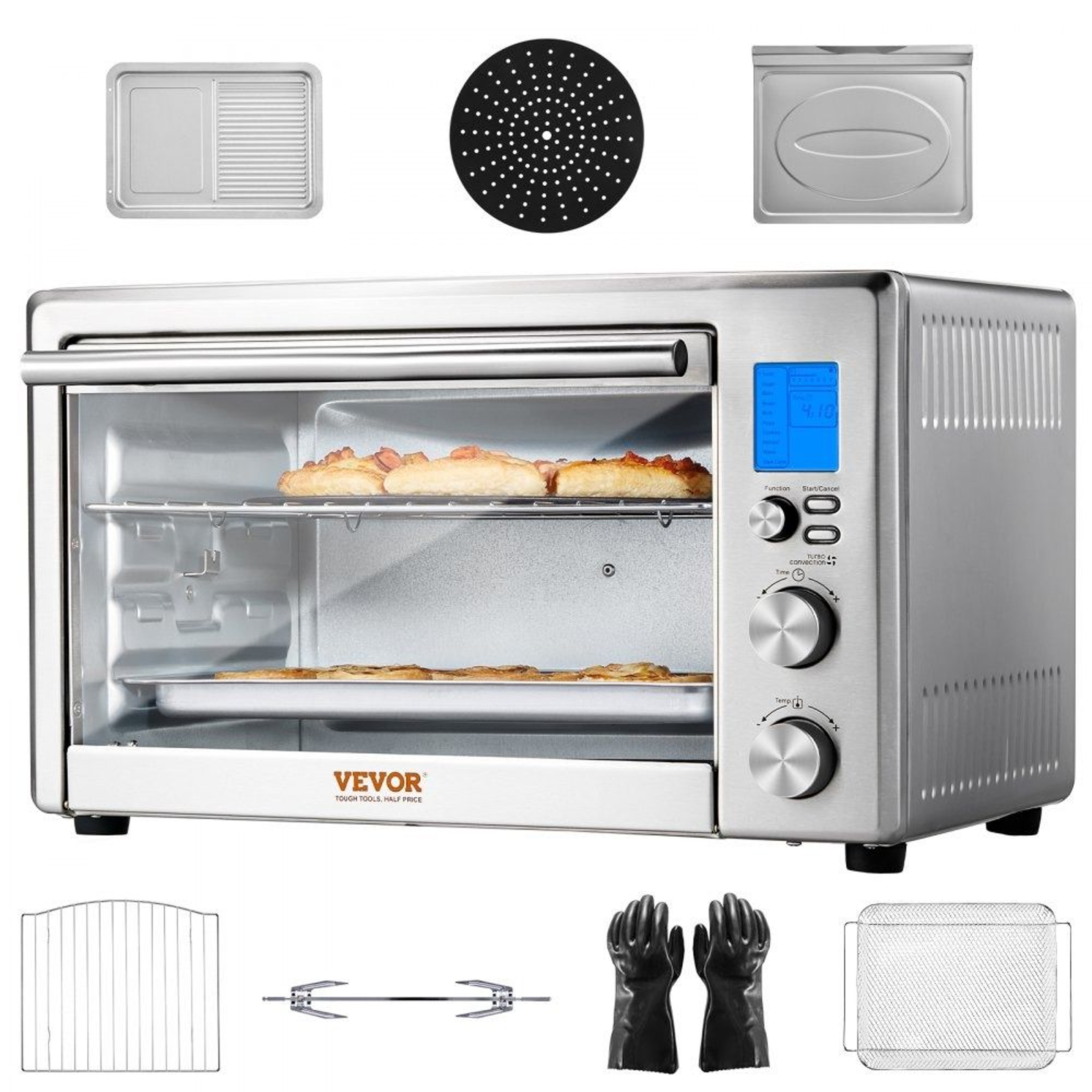 13 In 1 Air Fryer Toaster Oven 28L Countertop Convection Oven 0