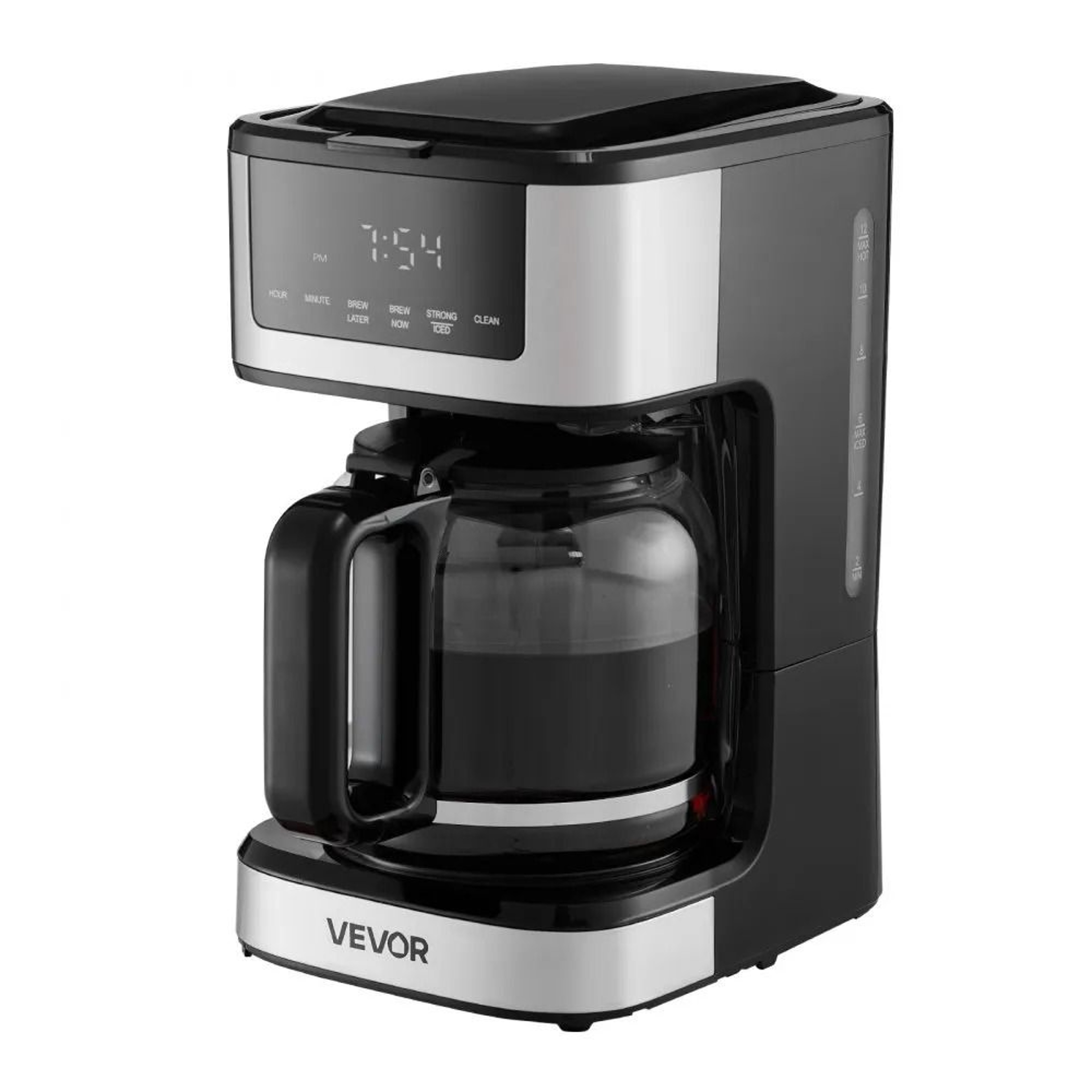 Programmable Coffee Maker 12 Cup Drip Coffee Machine With Touch Screen And Keep Warm Function 7
