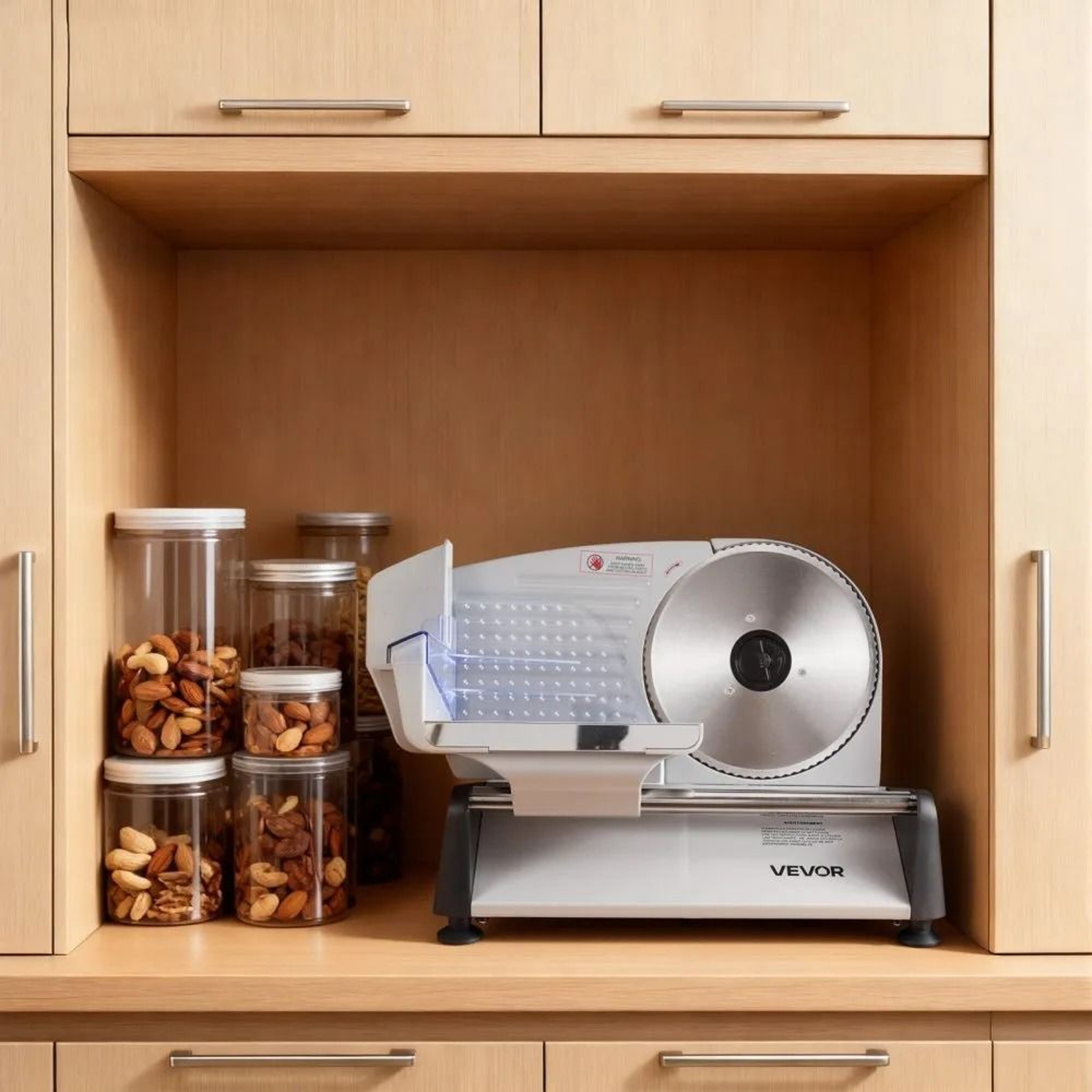 Electric Meat Slicer 75 Inch Stainless Steel Deli Slicer For Home Kitchen 6