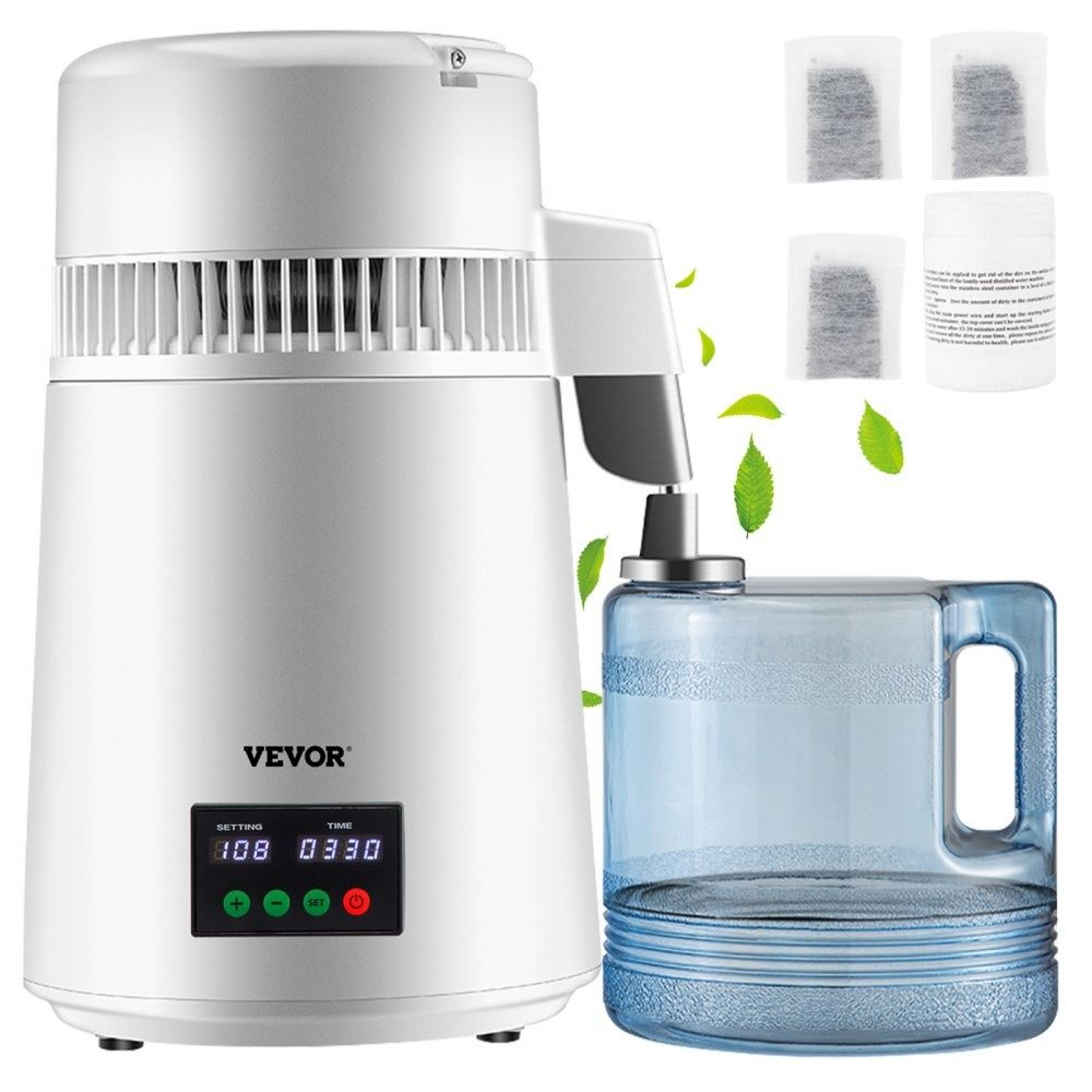 Water Distiller Machine 4L Countertop Distilled Water Maker 0
