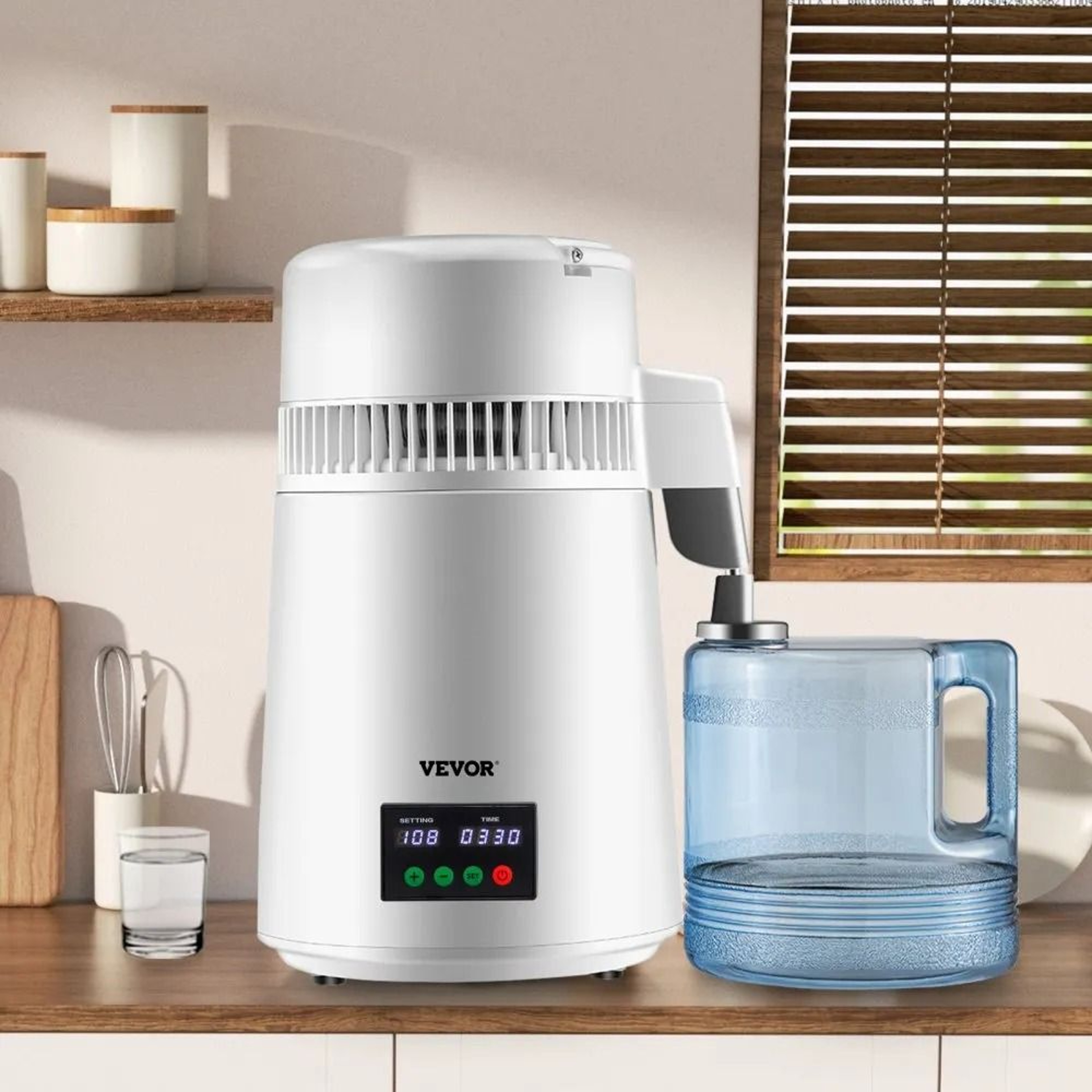 Water Distiller Machine 4L Countertop Distilled Water Maker 7